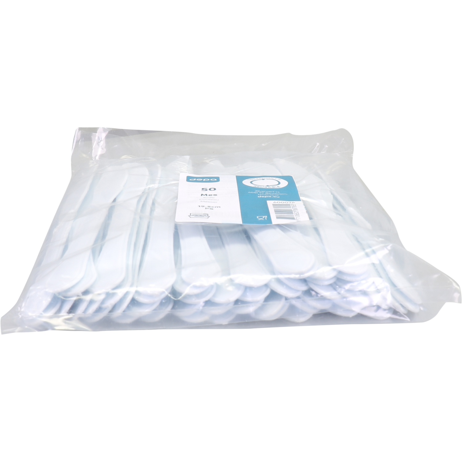 Depa Mes, reusable, pS, 195mm, wit 3