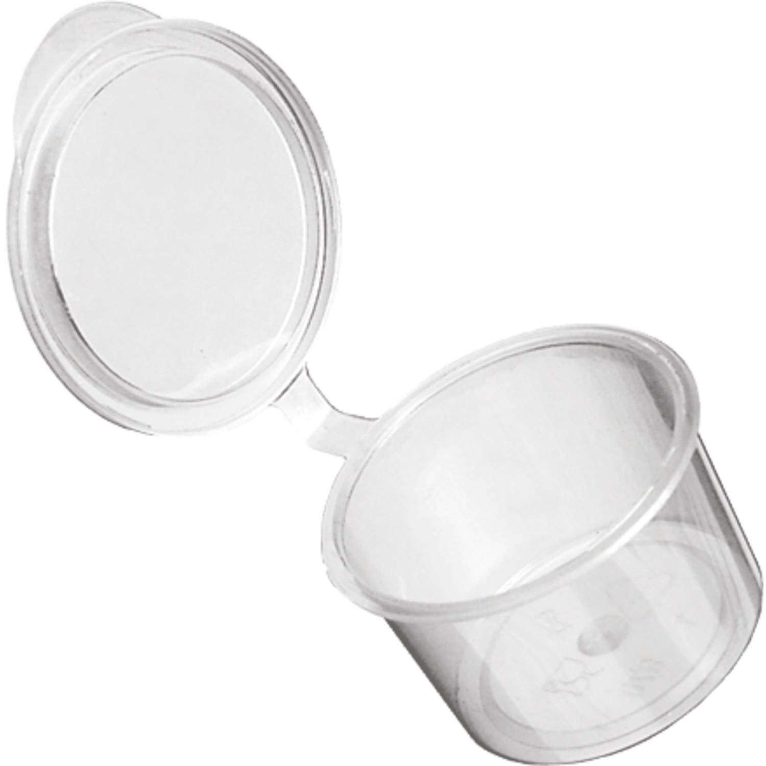 Cup, sambalpotje, met deksel, 10ml, Ø 20mm, pP, transparant 1