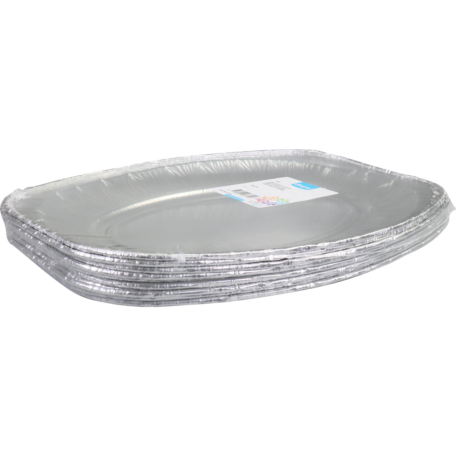 Depa Schaal, cateringschaal, aluminium, ovaal, 350x245x21mm, zilver 2