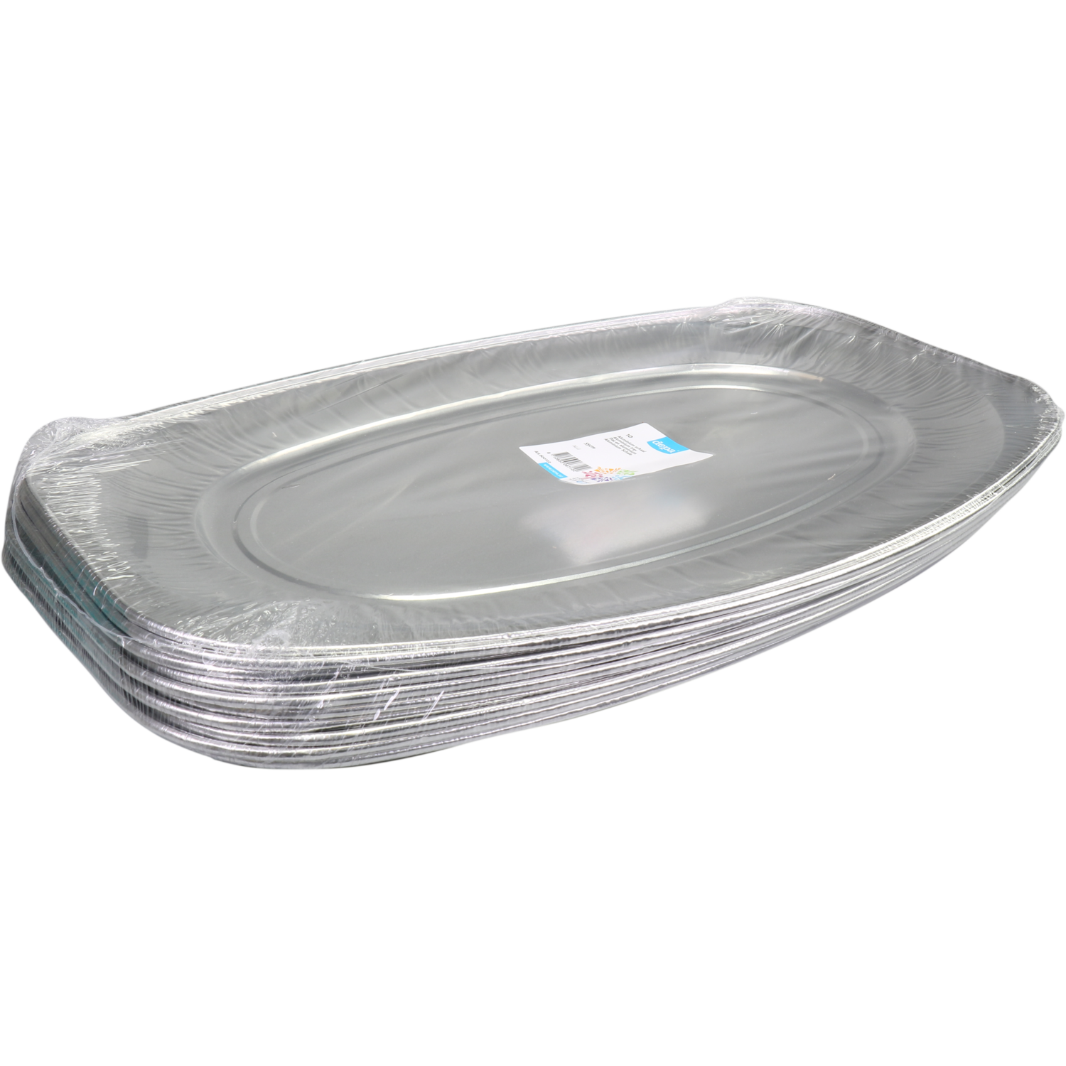 Depa Schaal, cateringschaal, aluminium, ovaal, 550x362x25mm, zilver 2