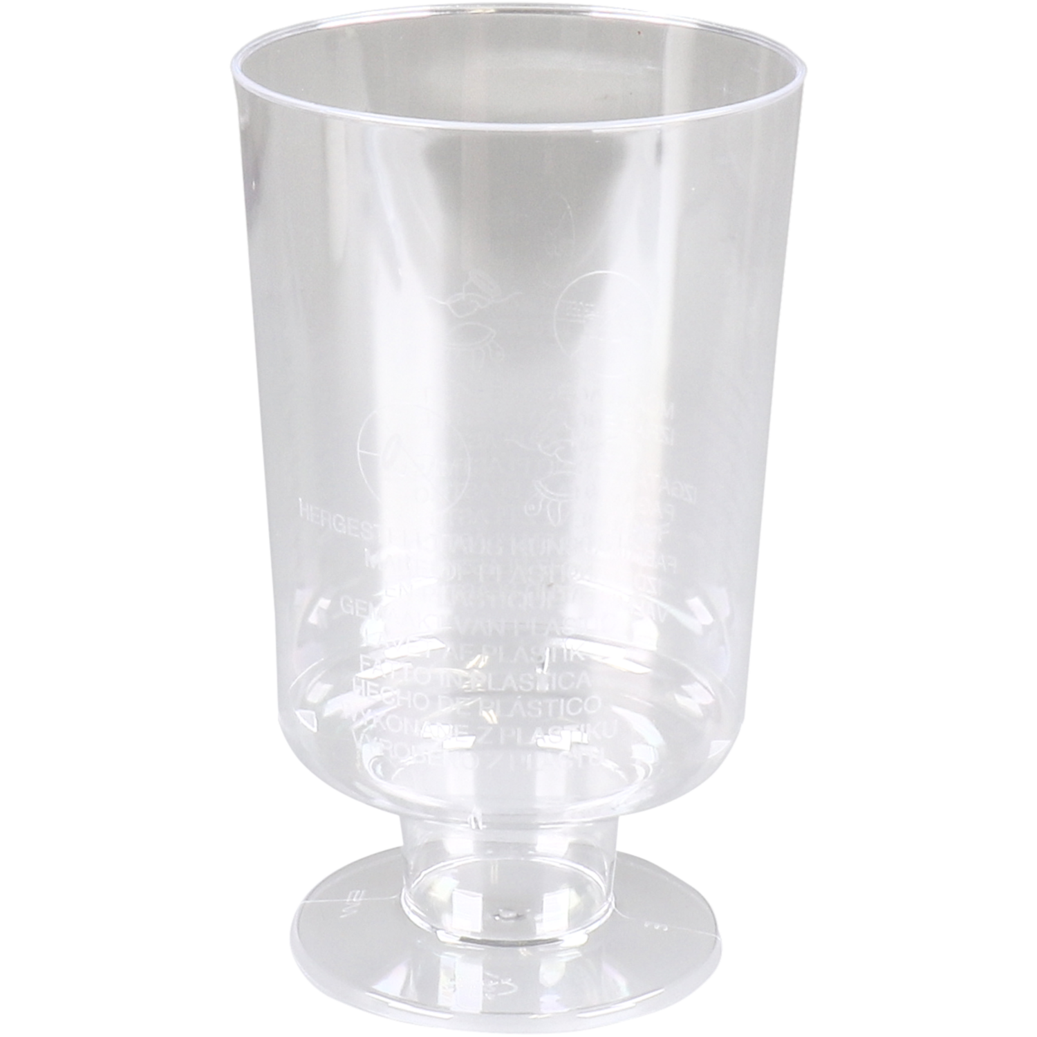 Glas, wijnglas, op voet, pS, 150ml, glashelder 1