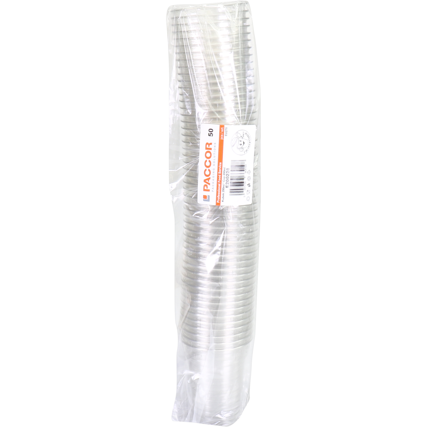 Glas, limonadeglas, gerecycled PET, 200ml, transparant 2