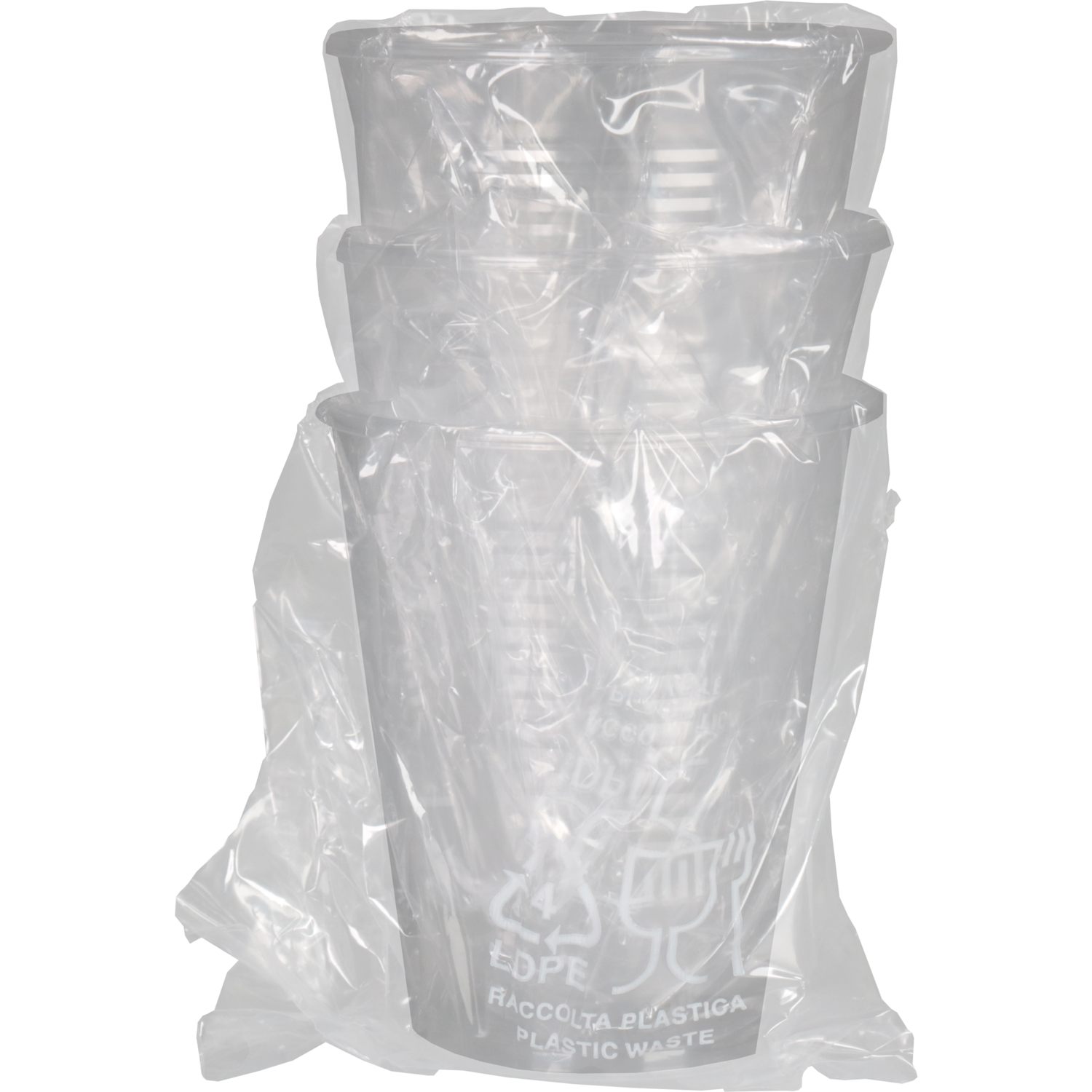  Beker, PP, individueel verpakt, 180ml, 7.5oz, Ø70.3mm, transparant 3