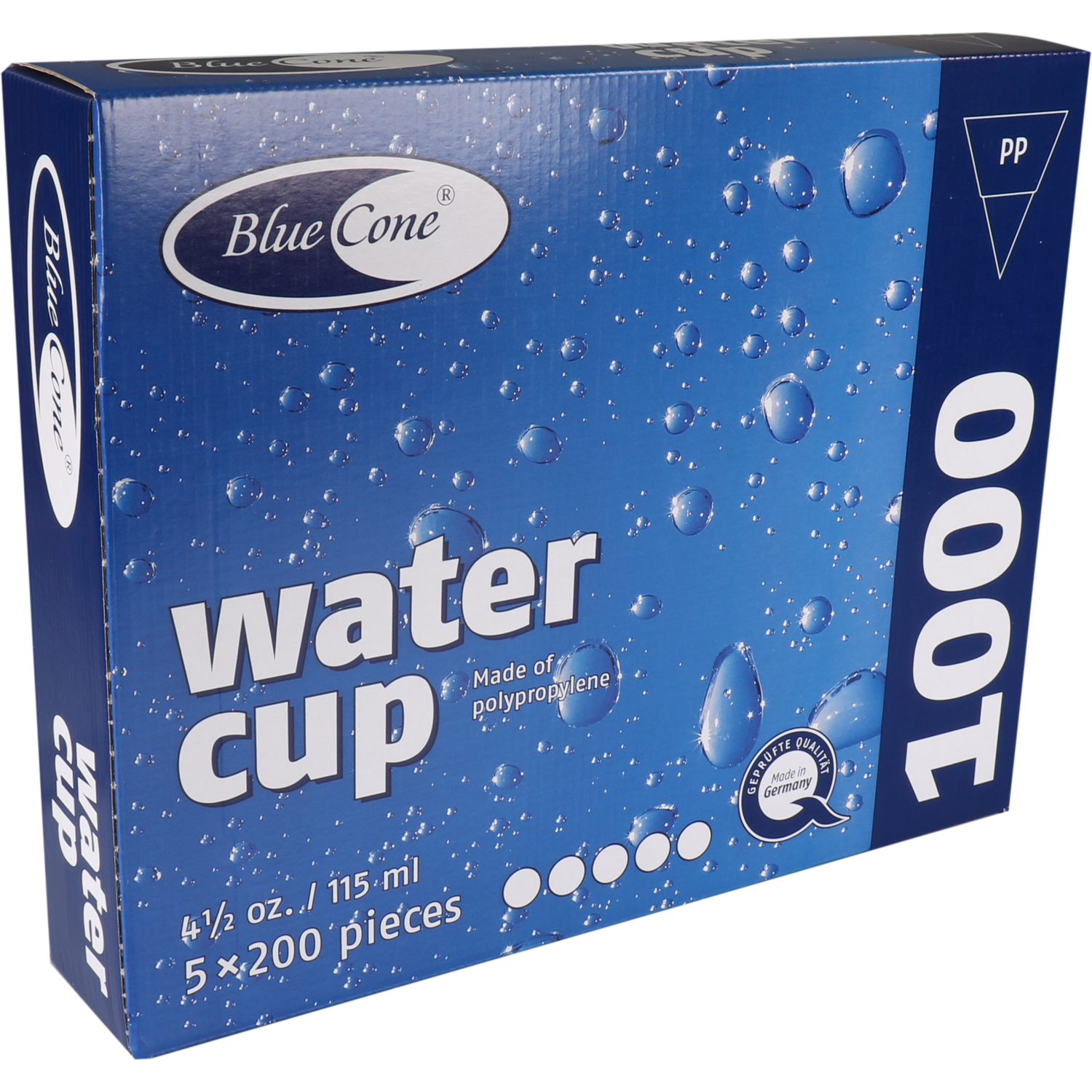 Watercone, 115ml, Ø70.3mm, 105mm, pP, ijsblauw 2
