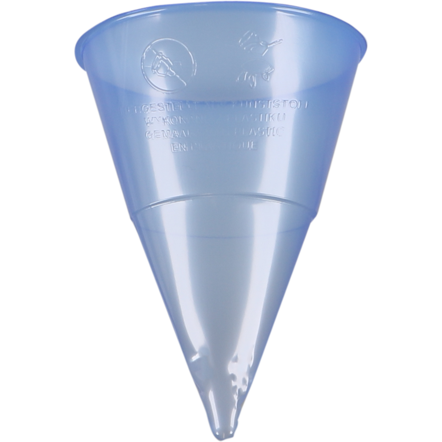 Watercone, 115ml, Ø70.3mm, 105mm, pP, ijsblauw 1