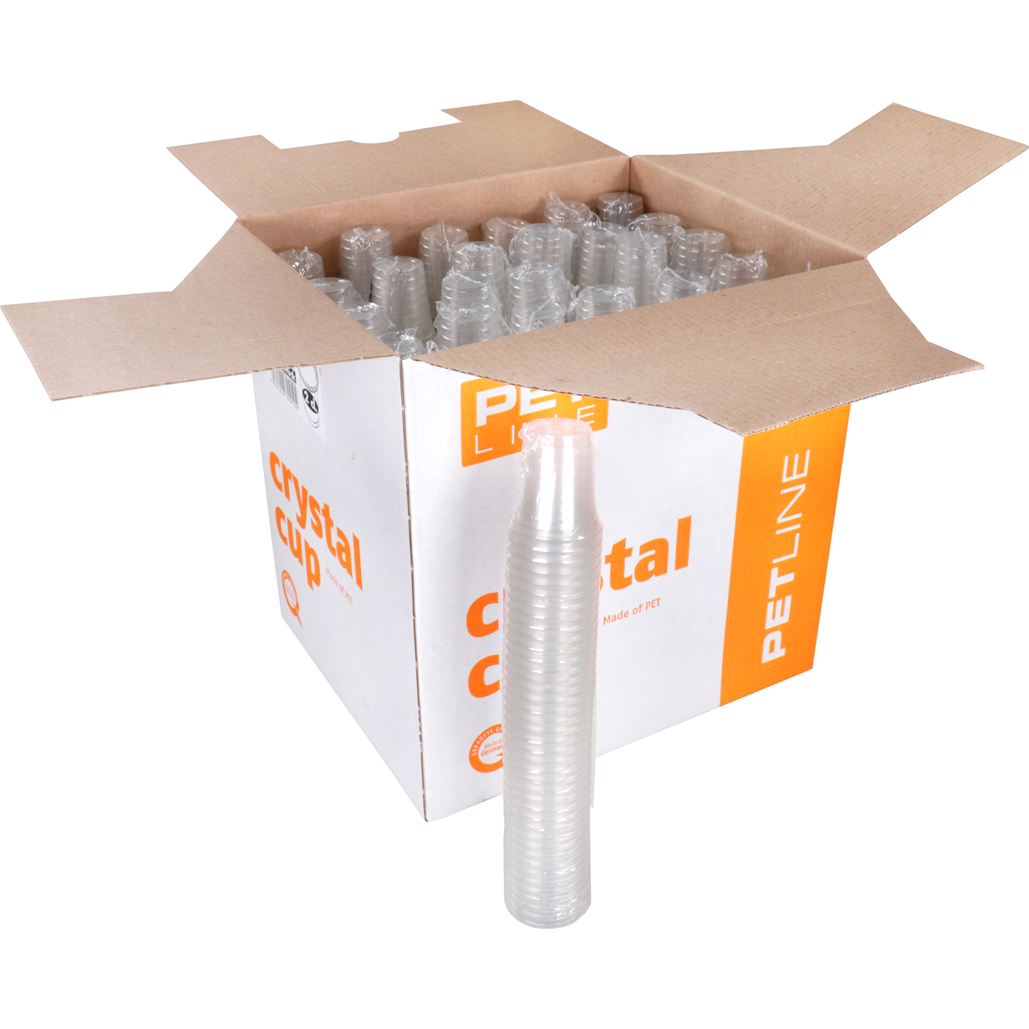 Glas, borrelglas, gerecycled PET, 0.02l, helder 4