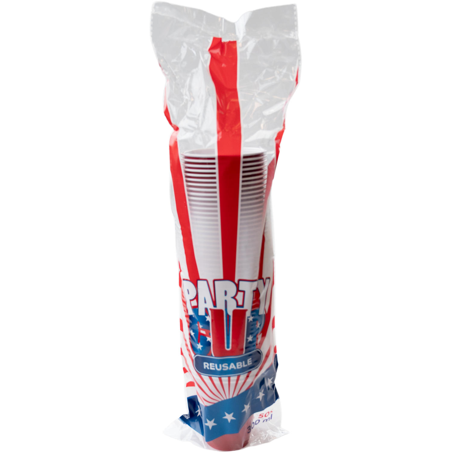  Partycup, PP, reusable, 300ml, 12oz, Ø95mm, rood 3