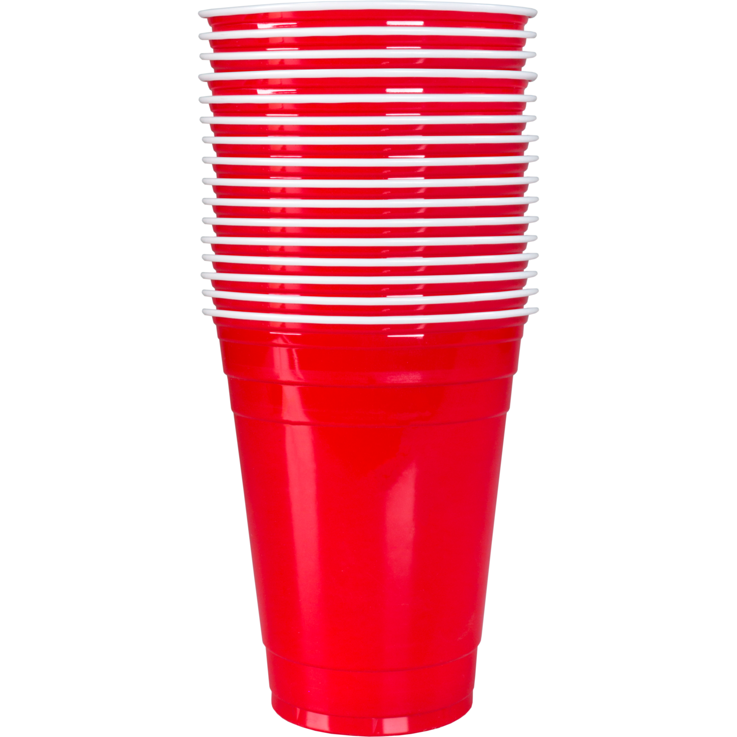  Partycup, PP, reusable, 400ml, 16oz, rood 4