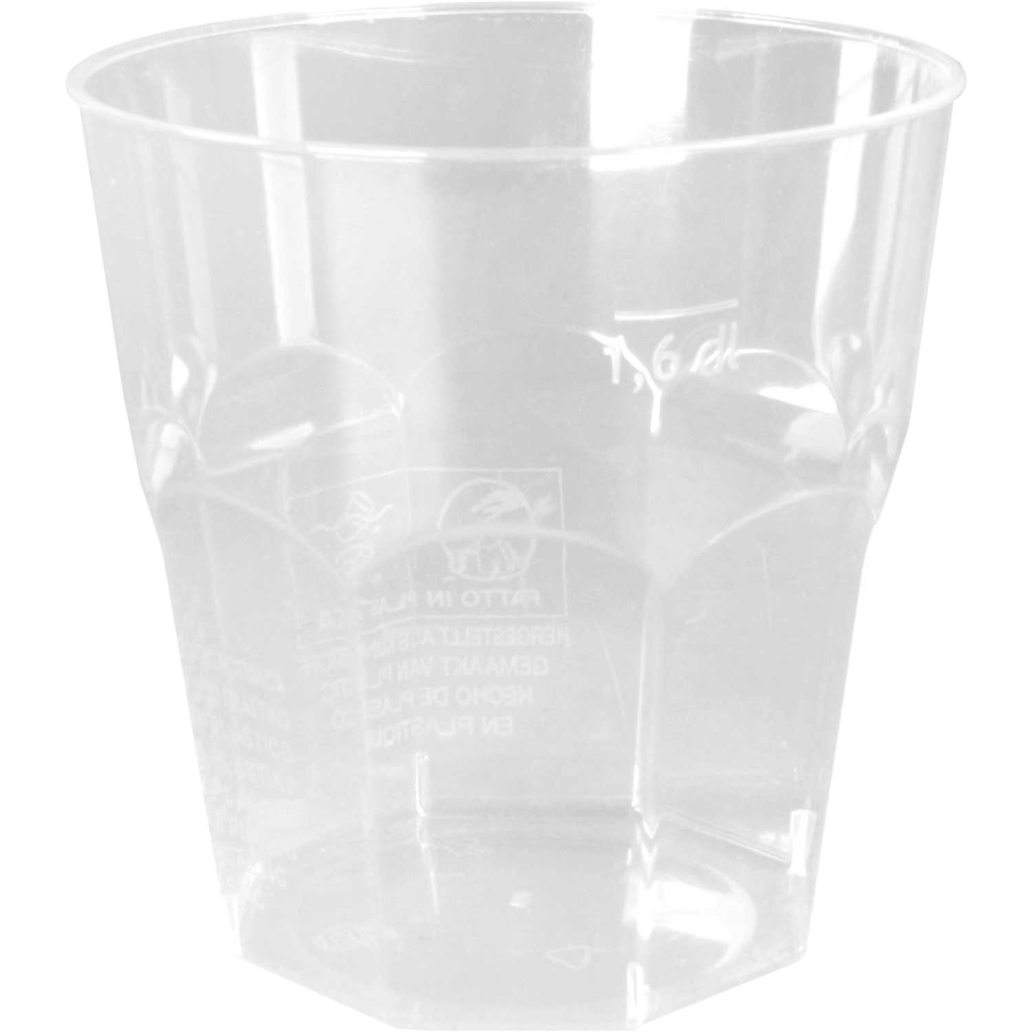 Goldplast Glas, brasserieglas, reusable, pS, 160ml, transparant 1