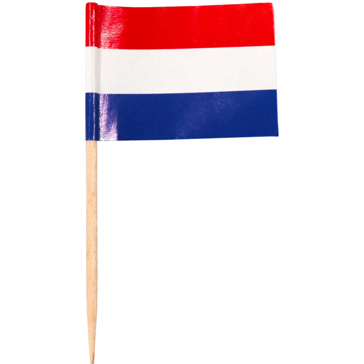 Depa Prikker, vlagprikker, Nederland, Hout, 65mm, rood/wit/blauw 1