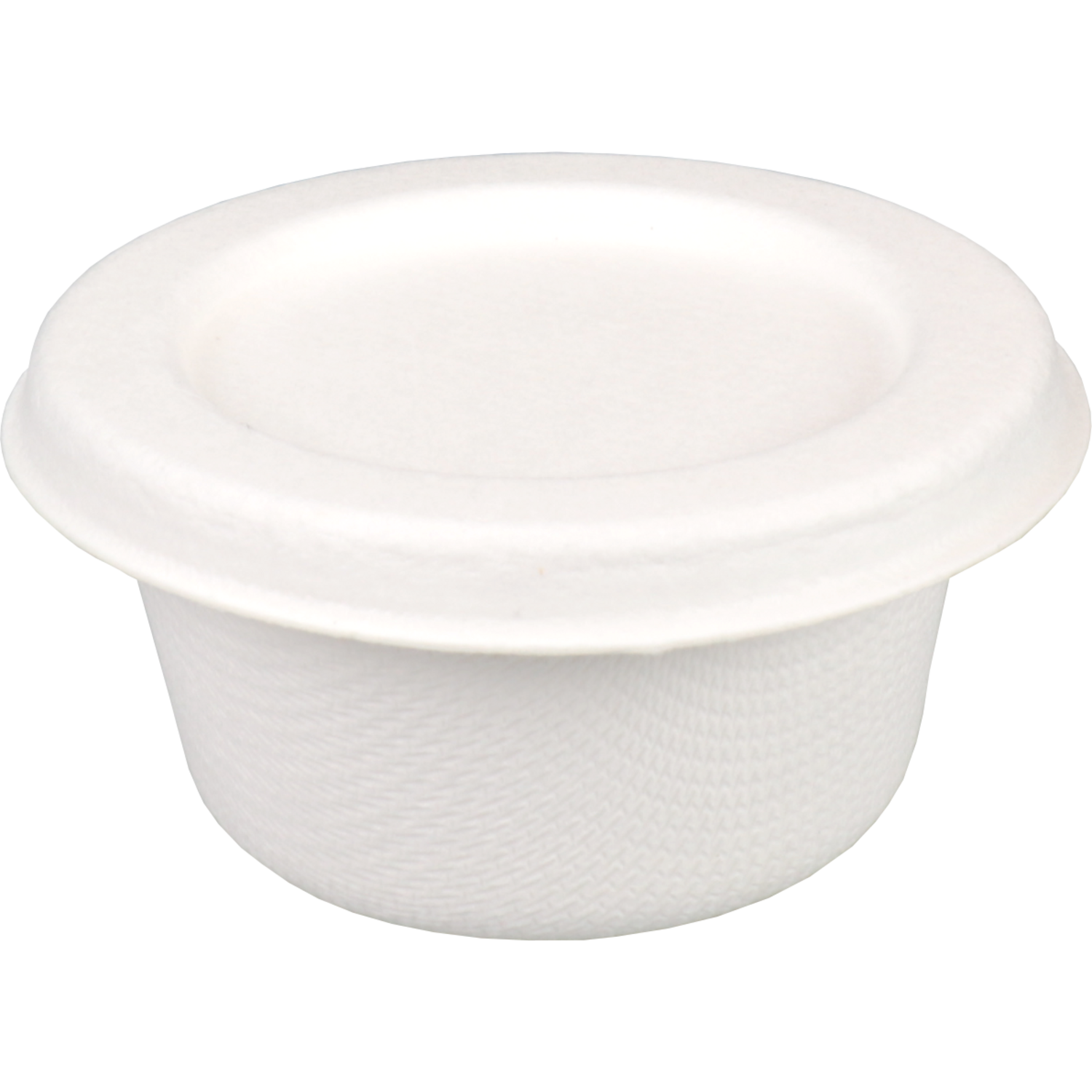 Depa Deksel, Bagasse (suikerrietpulp), rond, wit 3