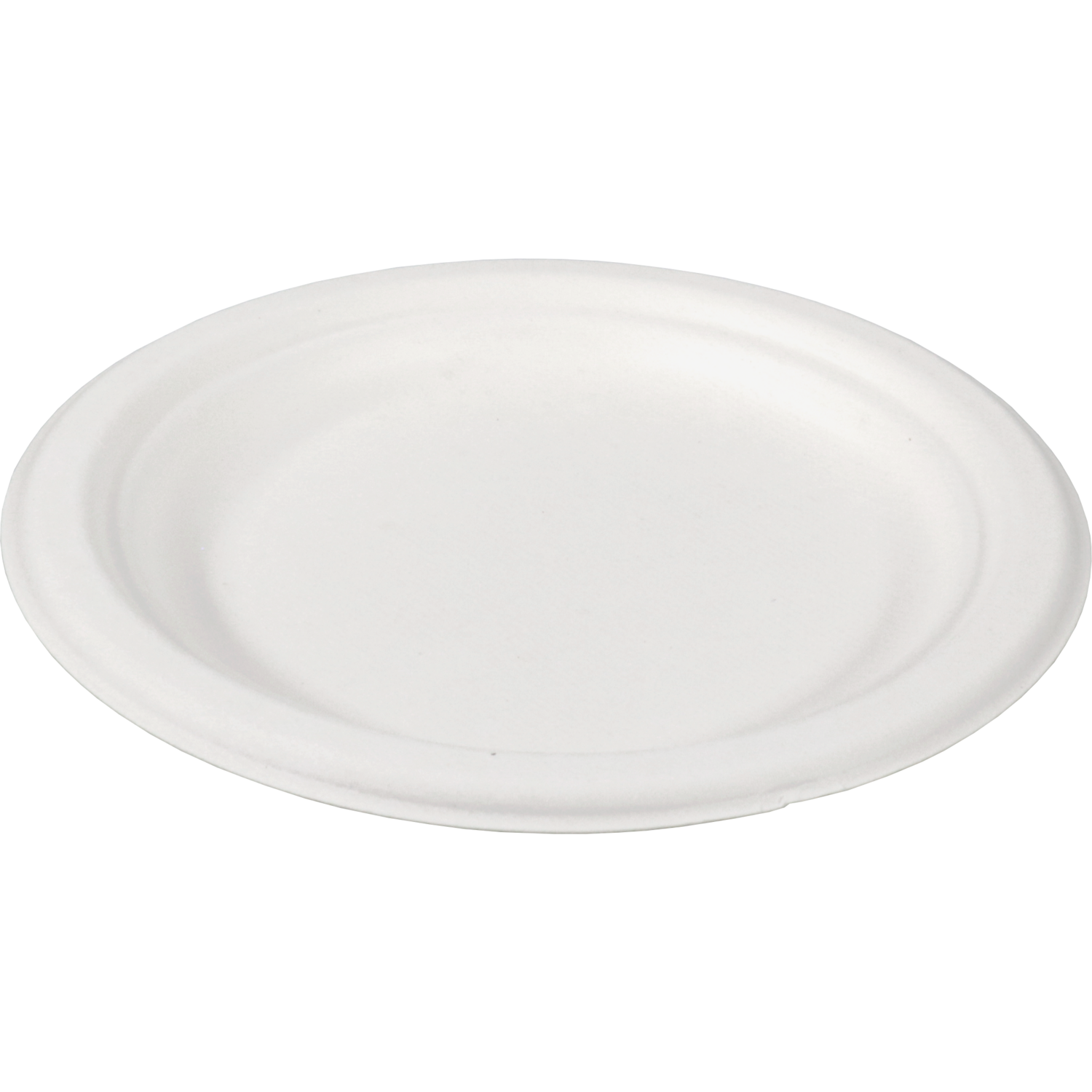 Depa Bord, rond, 1-vaks, bagasse (suikerrietpulp), Ø18cm, wit 1