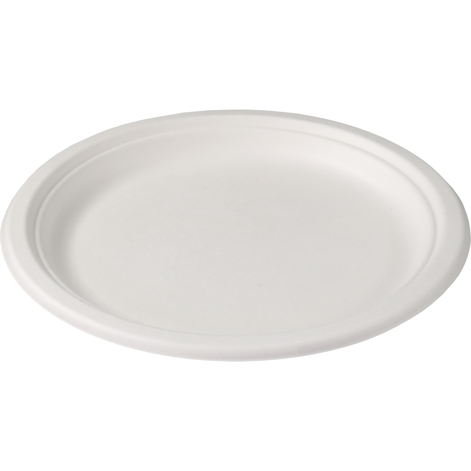 Depa Bord, rond, 1-vaks, bagasse (suikerrietpulp), Ø23cm, wit 1