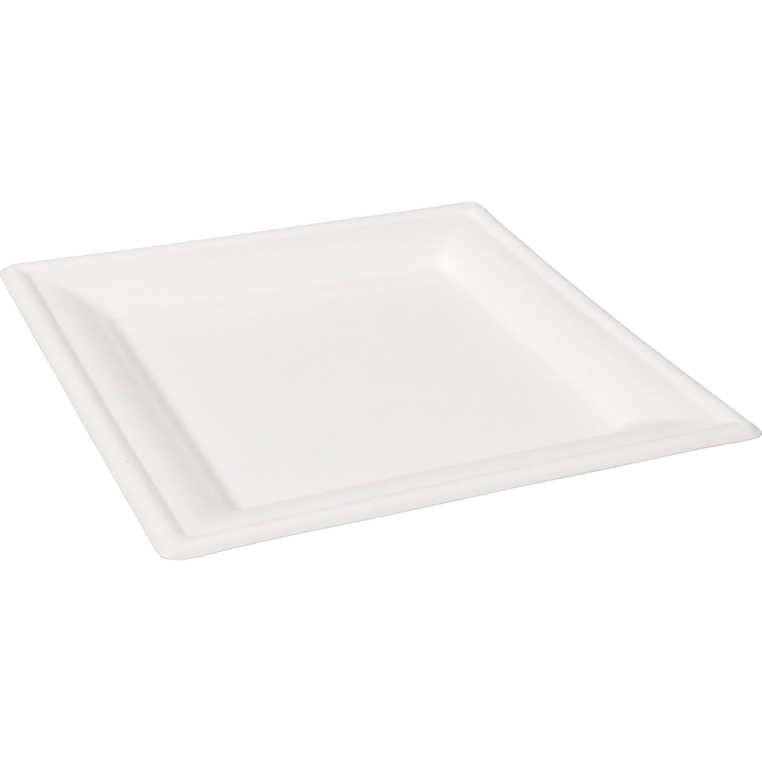 Depa Bord, vierkant, 1-vaks, bagasse (suikerrietpulp), 16x16cm, wit 1
