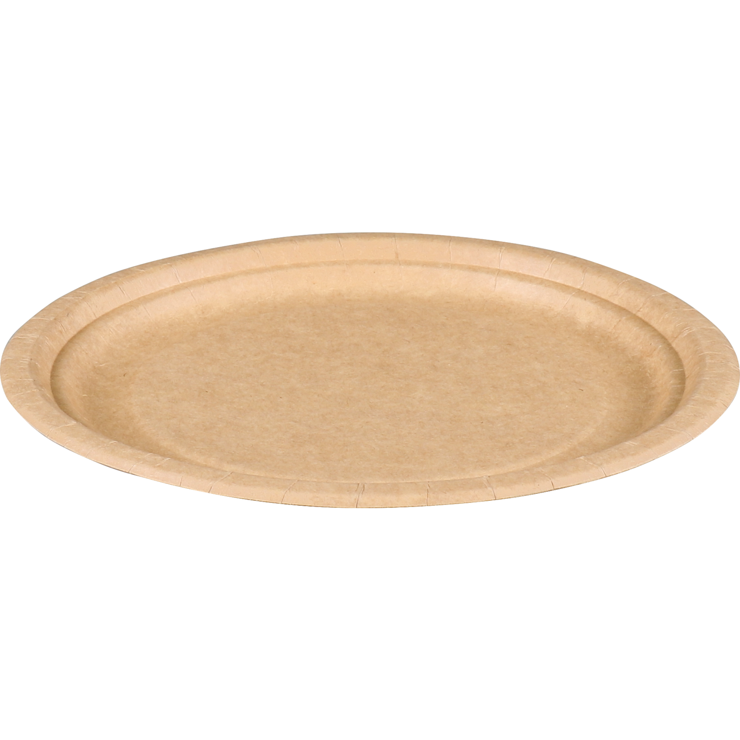 Depa® Bord, rond, 1-vaks, karton, Ø18cm, bruin 1