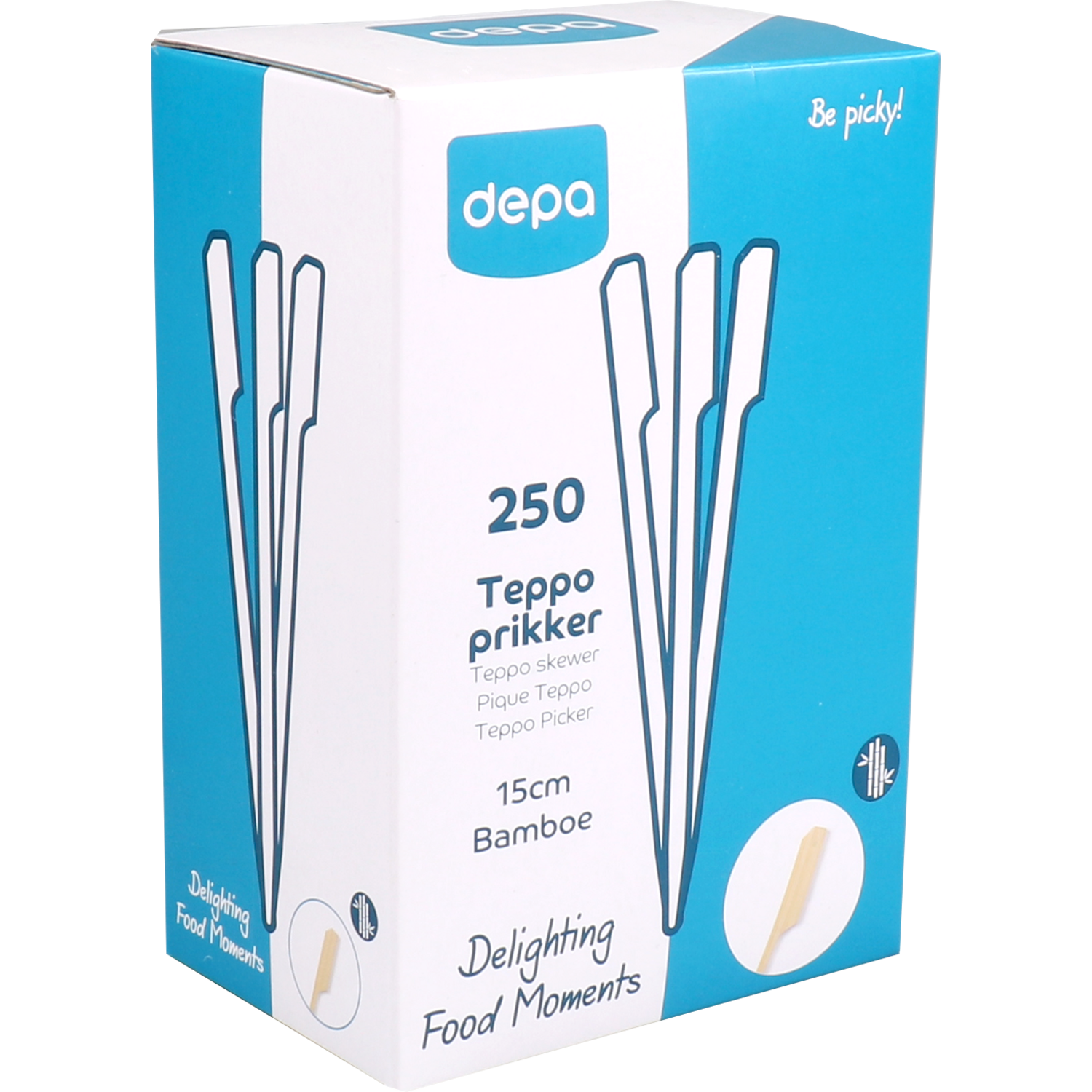 Depa Prikker, Teppo Skewer, Bamboe, 150mm, naturel 2