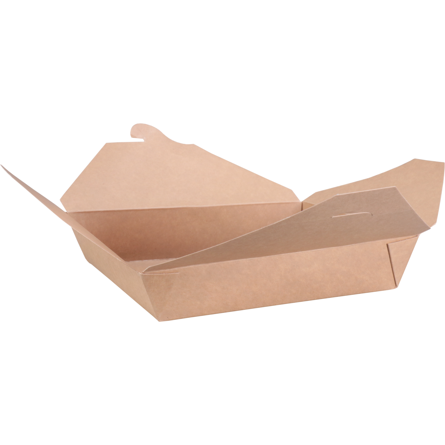 Depa Bak, Karton + PP, maaltijdbox, 215x158x48mm, bruin 2