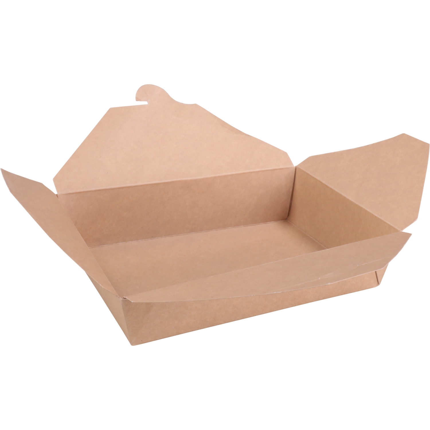 Depa Bak, Karton + PP, maaltijdbox, 215x158x48mm, bruin 4