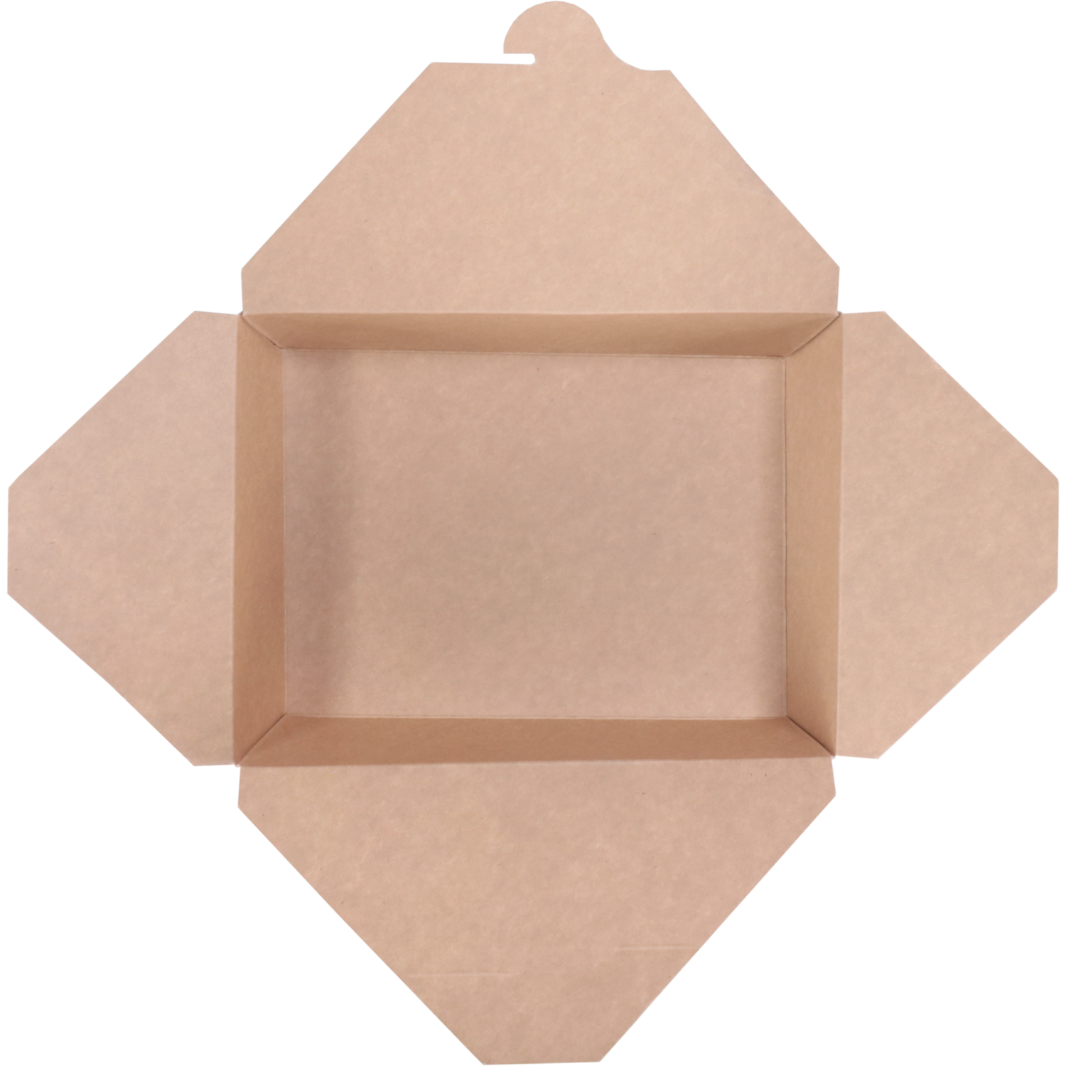 Depa Bak, Karton + PP, maaltijdbox, 215x158x48mm, bruin 5