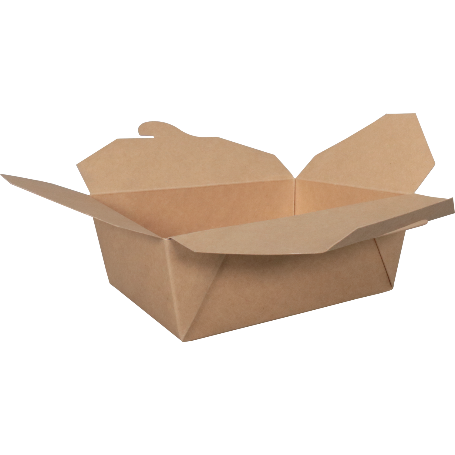 Depa Bak, Karton + PP, maaltijdbox, 171x140x65mm, bruin 2