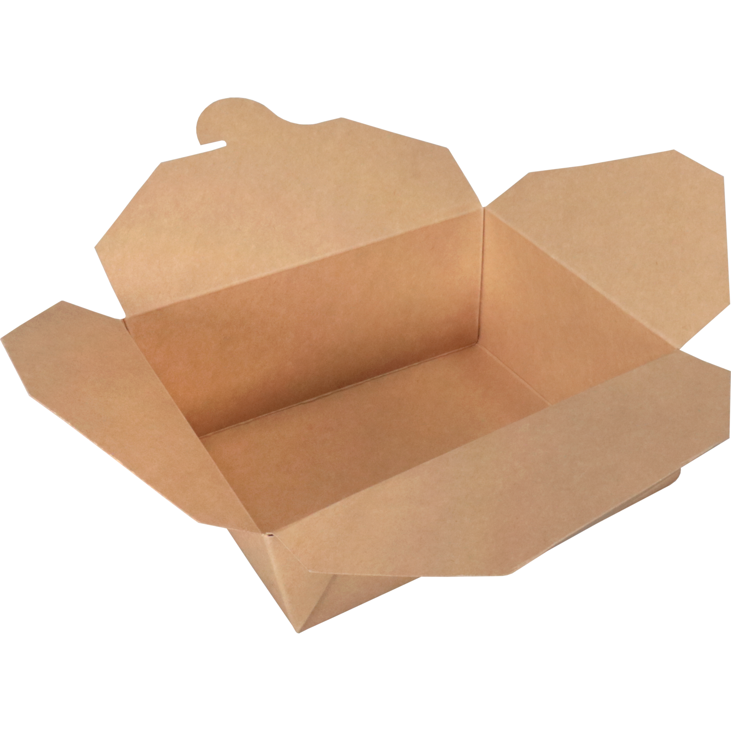 Depa Bak, Karton + PP, maaltijdbox, 171x140x65mm, bruin 4