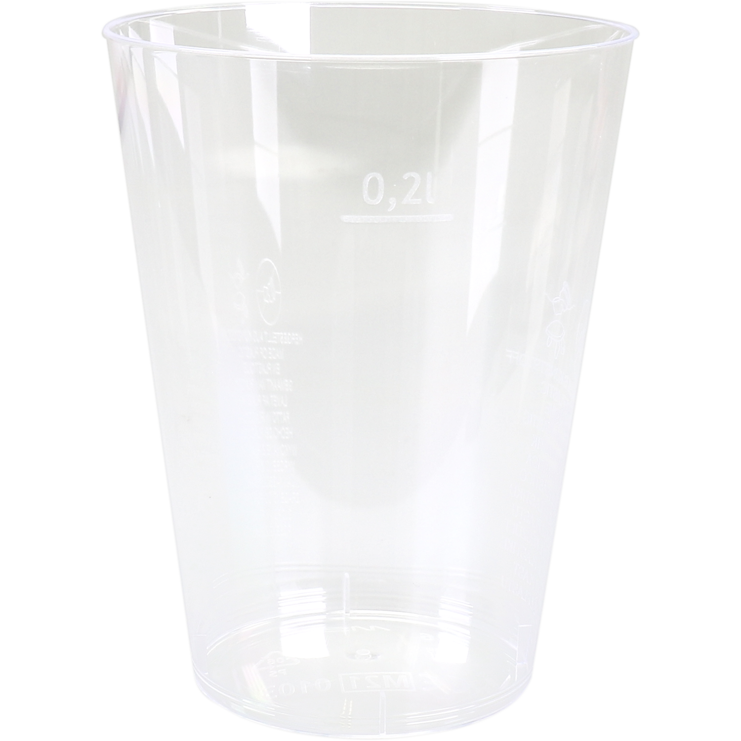 Glas, frisdrankglas, pS, 230ml, transparant 1