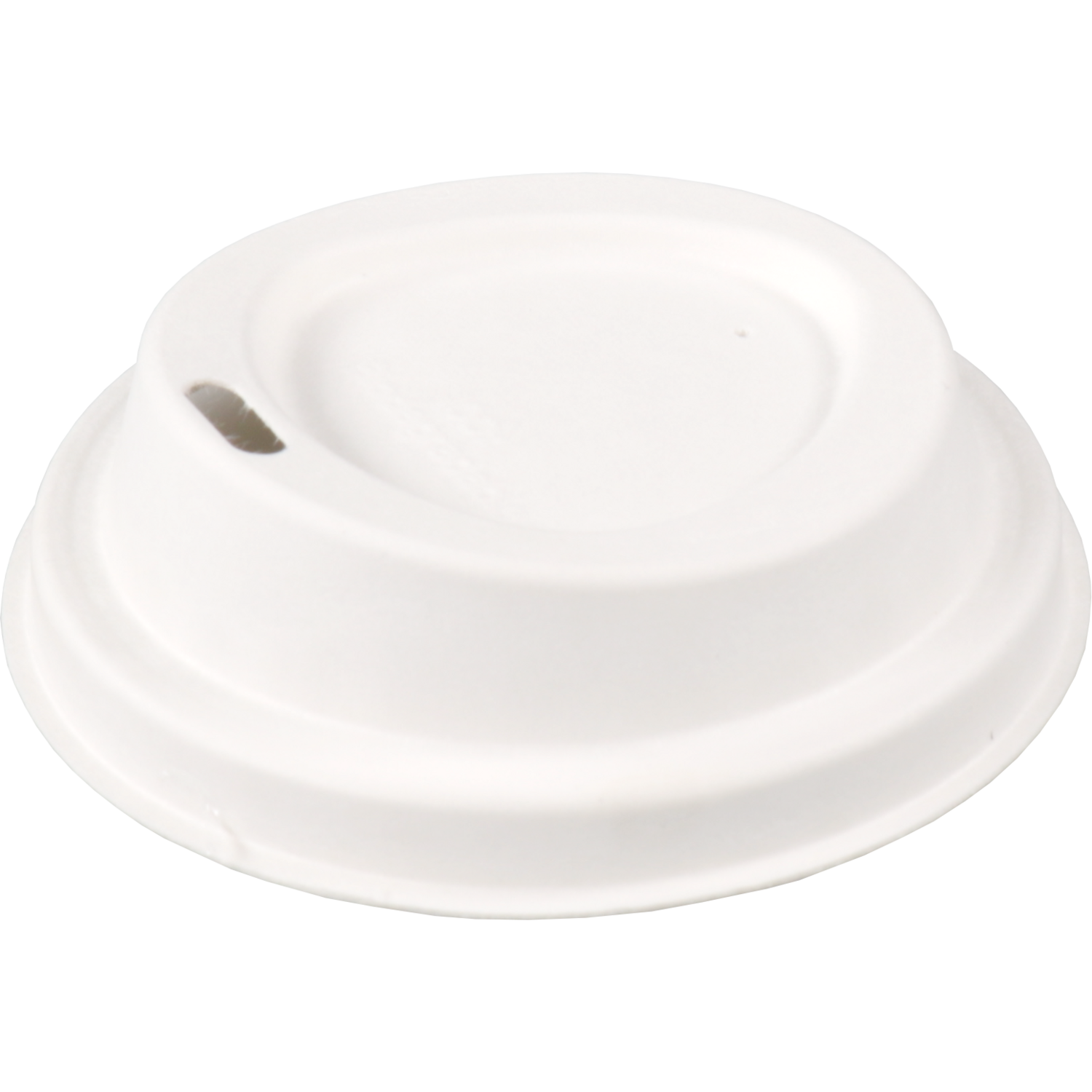 Depa Deksel, Bagasse (suikerrietpulp), Ø80mm, wit 1