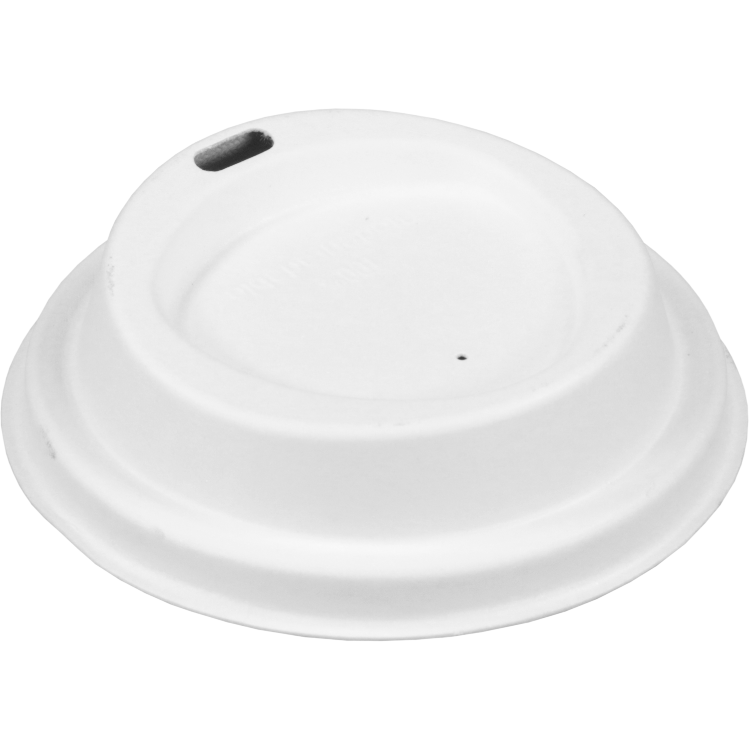 Depa Deksel, Bagasse (suikerrietpulp), Ø90mm, wit 2