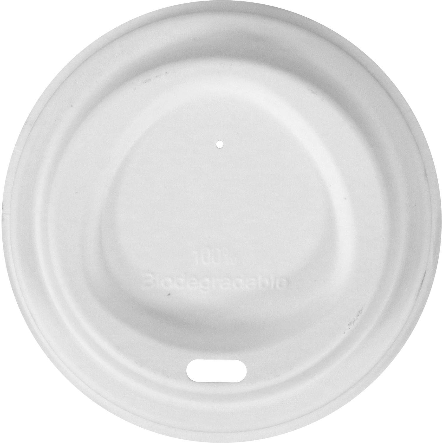 Depa Deksel, Bagasse (suikerrietpulp), Ø90mm, wit 3