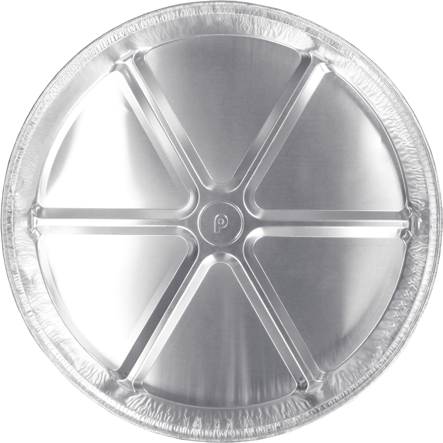 Snackpan, Ø375x38mm, aluminium, zilver 3