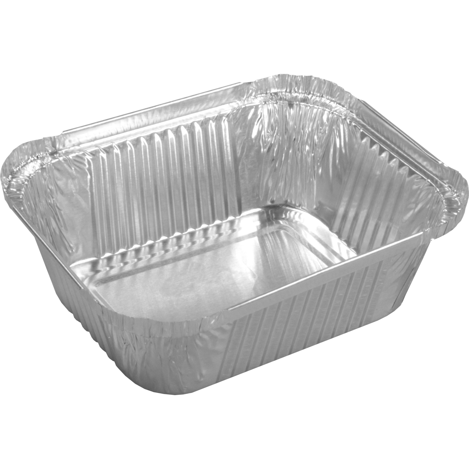 Bak, Aluminium, 250ml, opstaande rand, 122x96x34mm, zilver 2