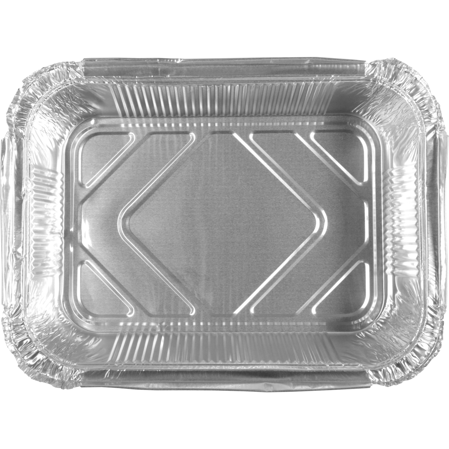 Bak, Aluminium, 2000ml, opstaande rand, 262x192x65mm, zilver 4