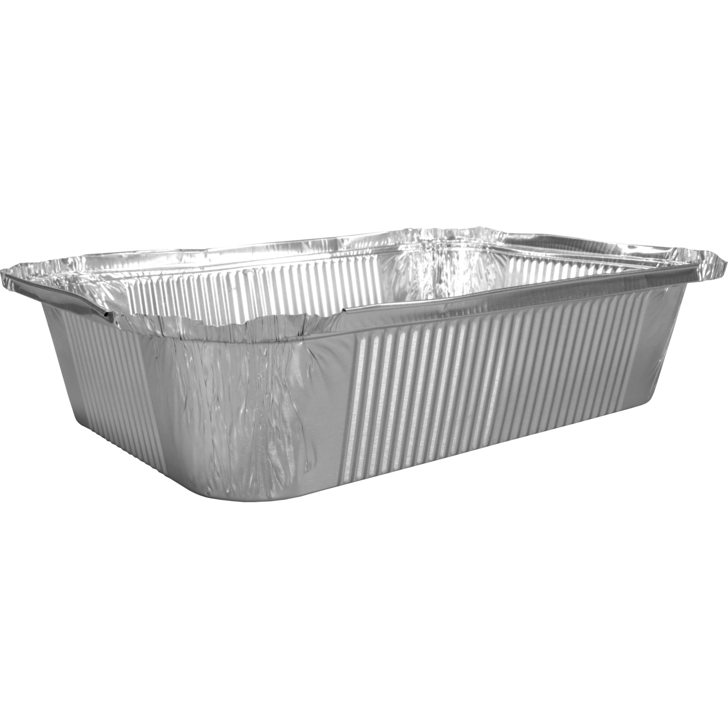 Bak, Aluminium, 2000ml, opstaande rand, 262x192x65mm, zilver 1