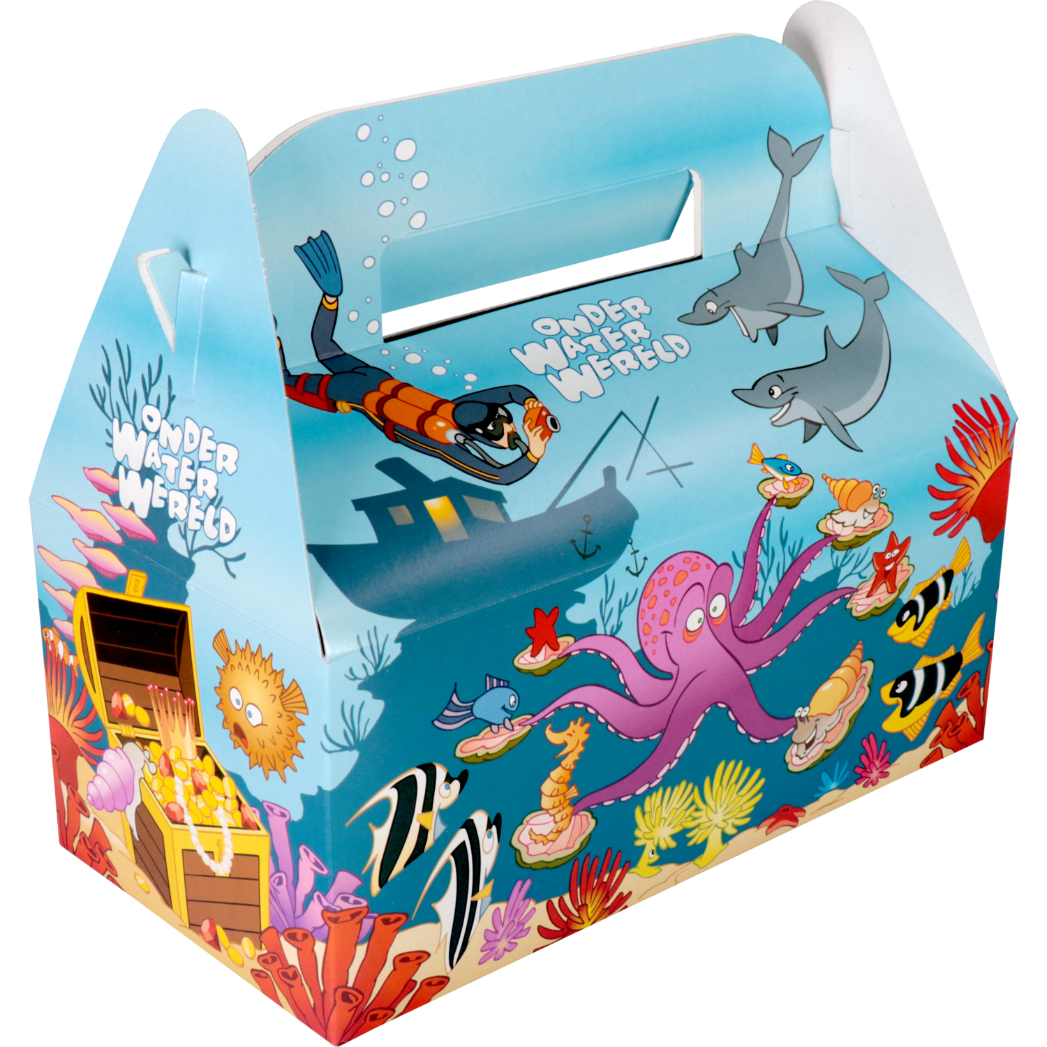 Kidsbox, Onderwaterwereld, 225x120x95mm, karton 1