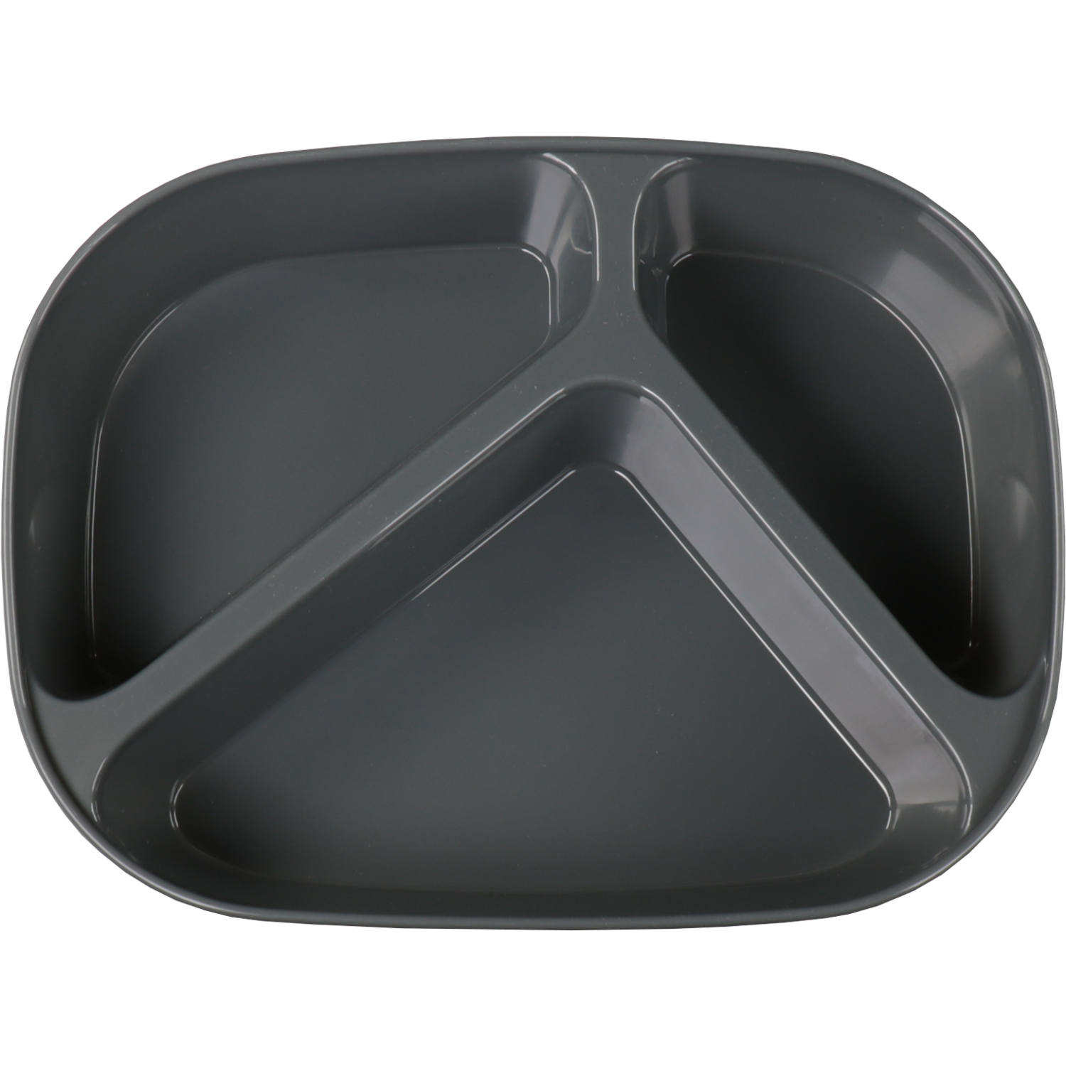 Circ Schaal, menuschaal, reusable, 3-vaks, pP, rechthoekig, 880ml, 236x181x47mm, grijs 2