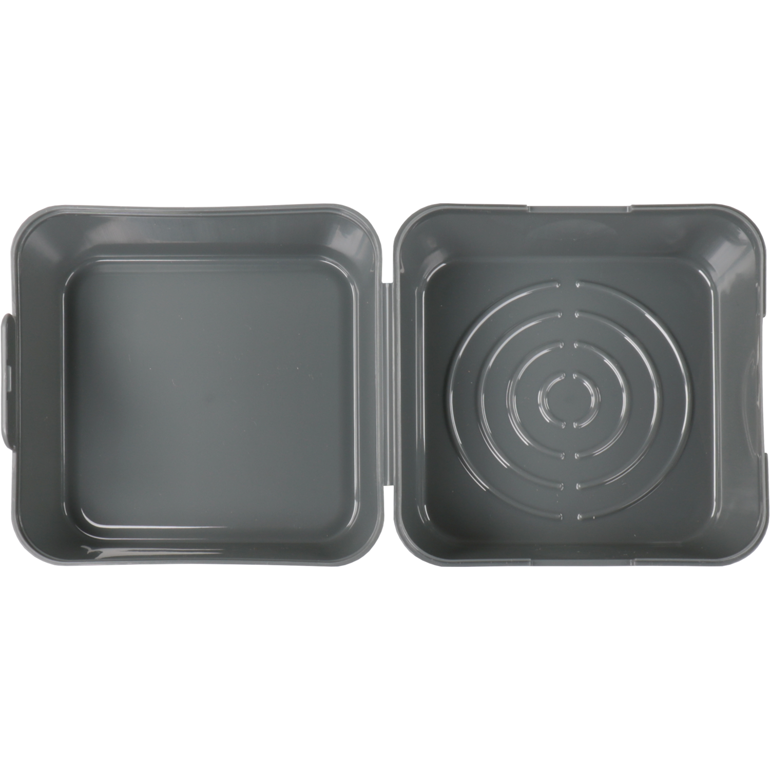 Circ Bak, PP, reusable, hamburgerbox, 115x115x82mm, grijs 3