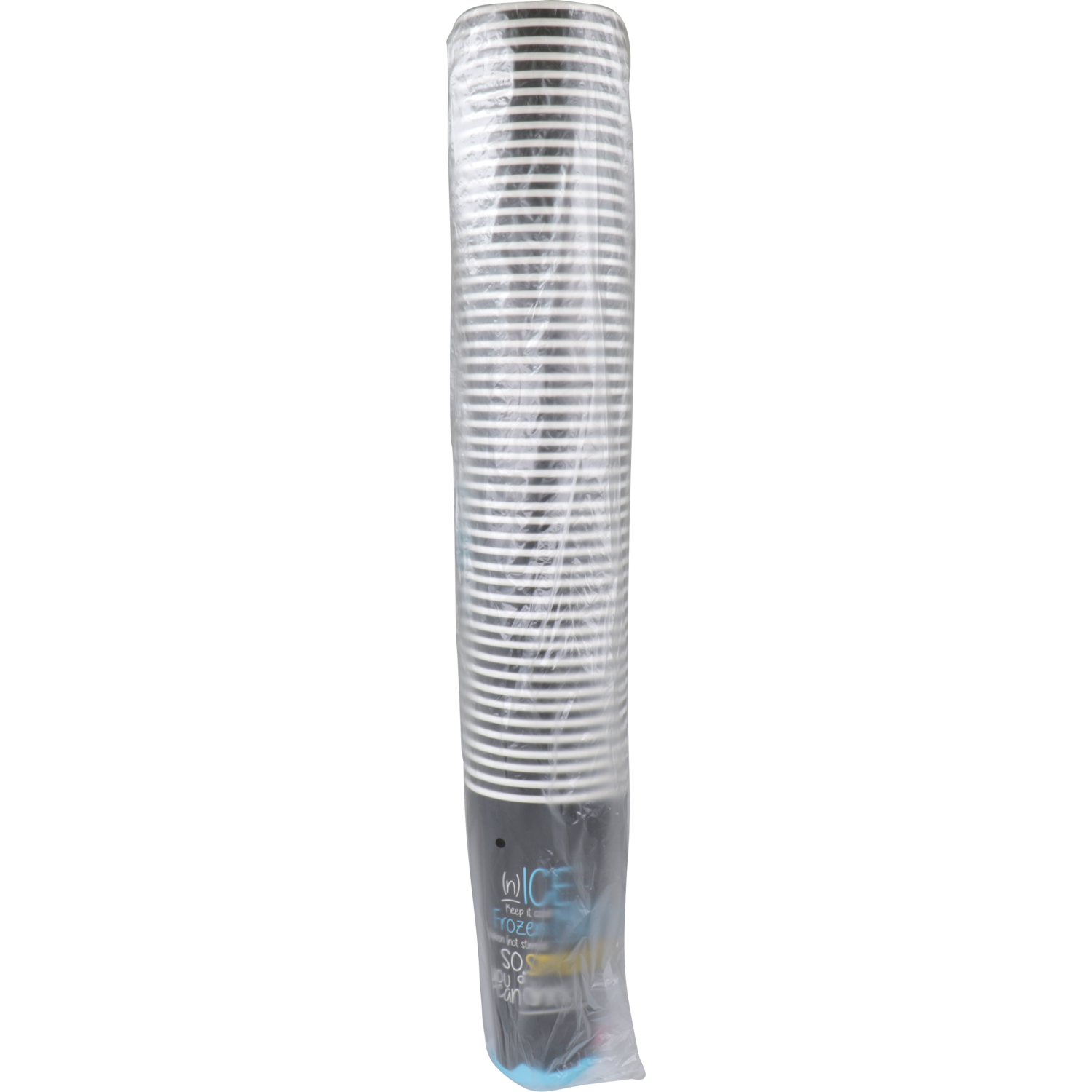 Depa, Milkshakebeker, ICE is (N)ICE, Karton + PE, 500ml, 22oz, Ø90mm, zwart/blauw 2