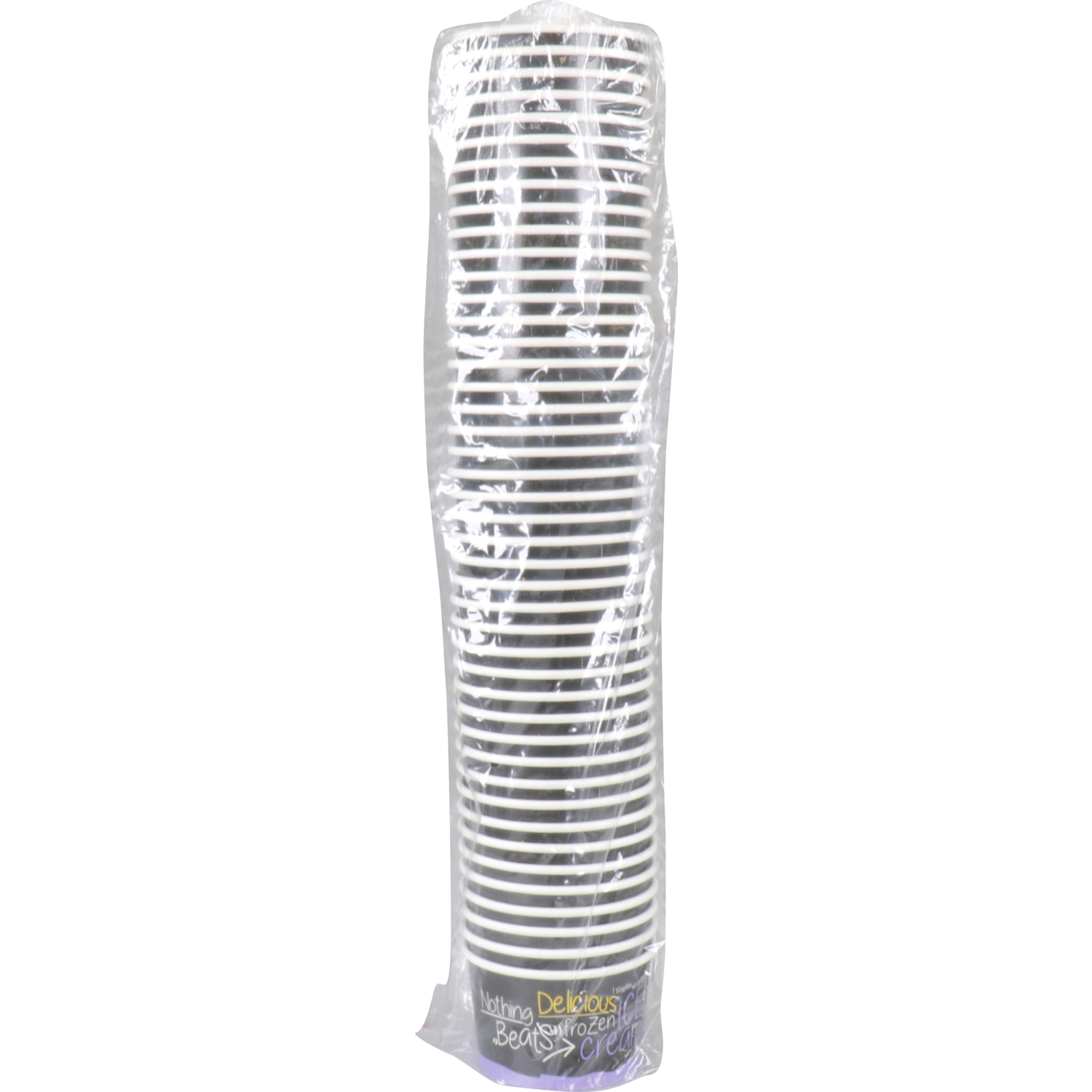 Cup, ijscup, 100ml, 4oz, Ø 75mm, 48mm, karton + PE, zwart/paars 2