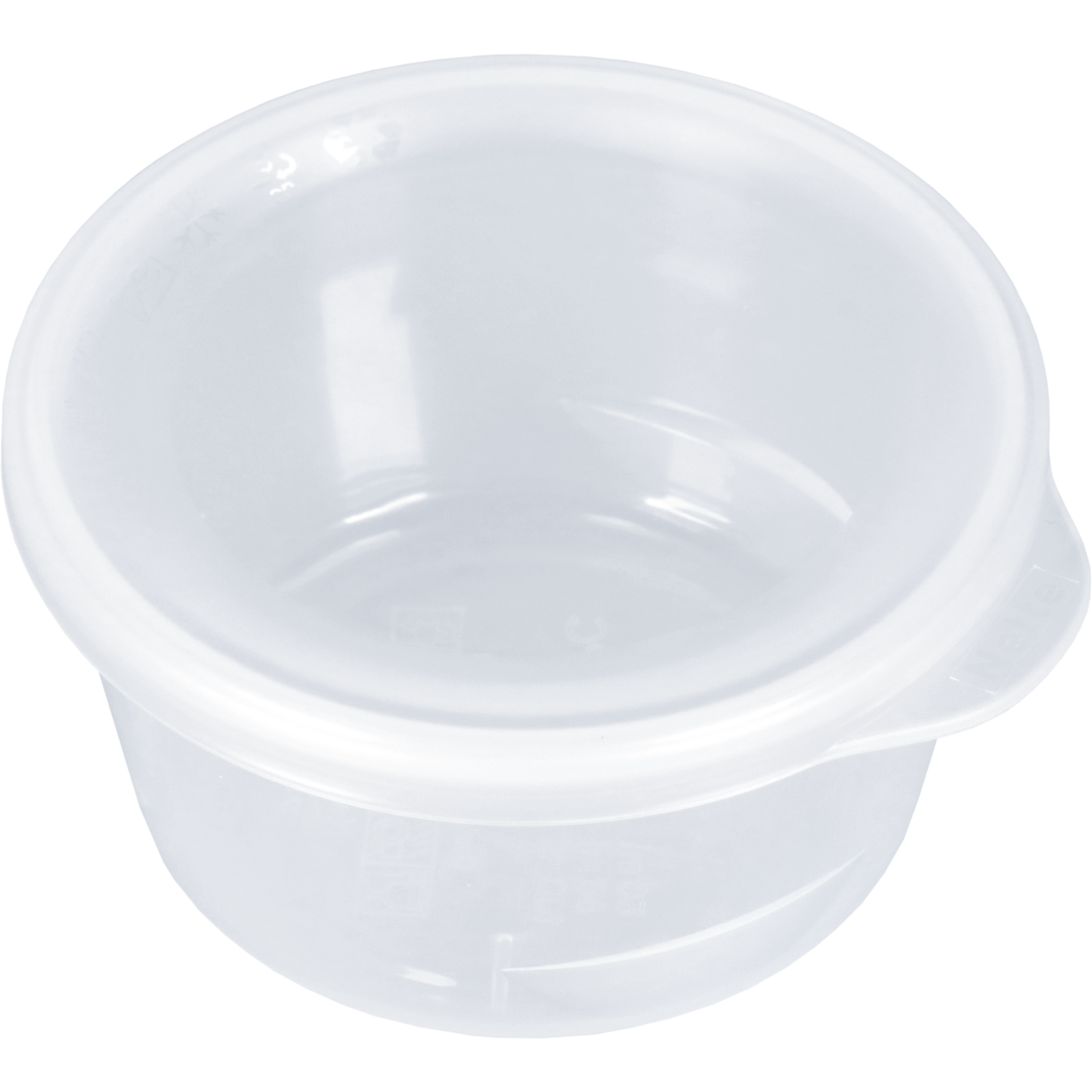 Cup, sauscup, met deksel, reusable, Ø 75mm, 42mm, pP, transparant 4