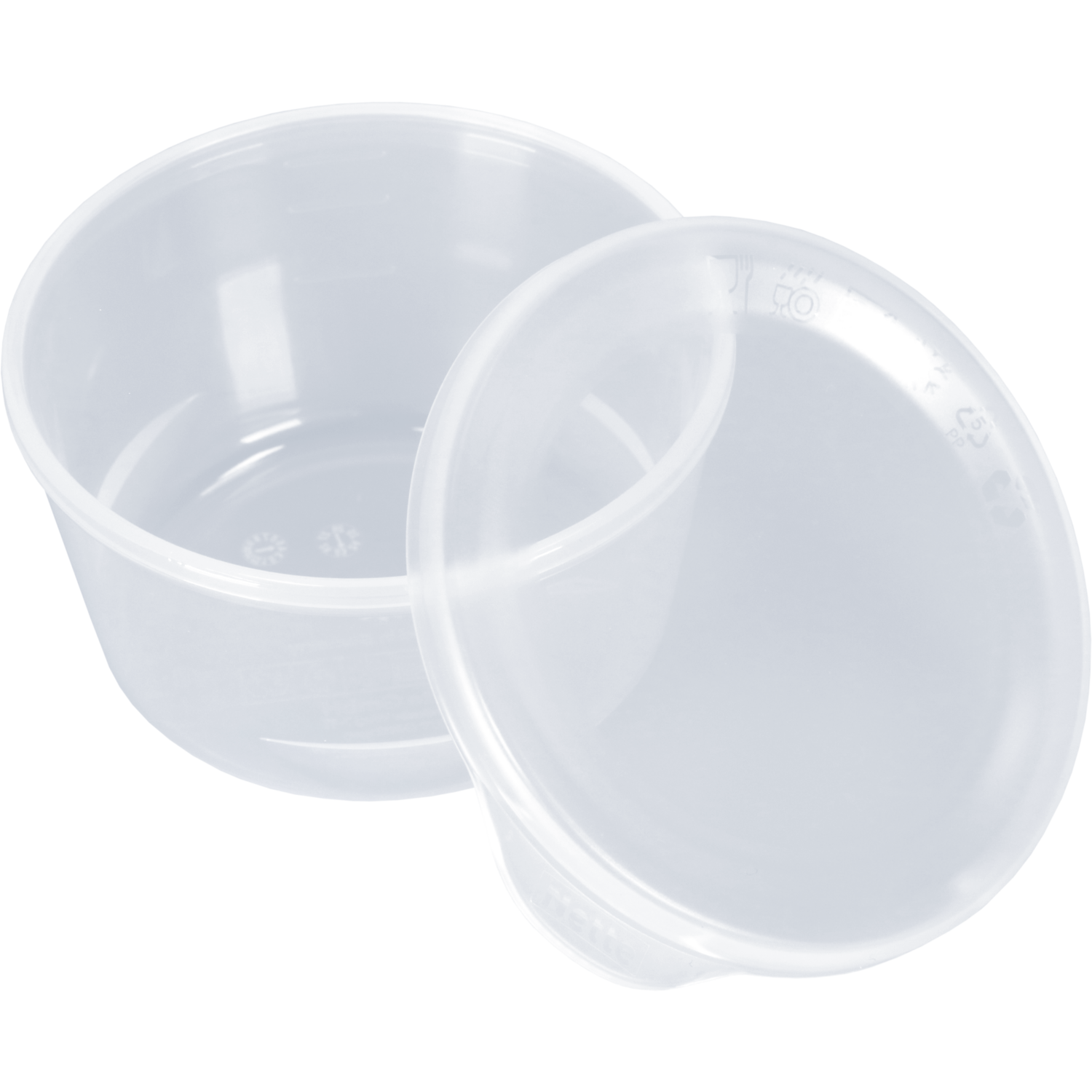 Cup, sauscup, met deksel, reusable, Ø 75mm, 42mm, pP, transparant 5