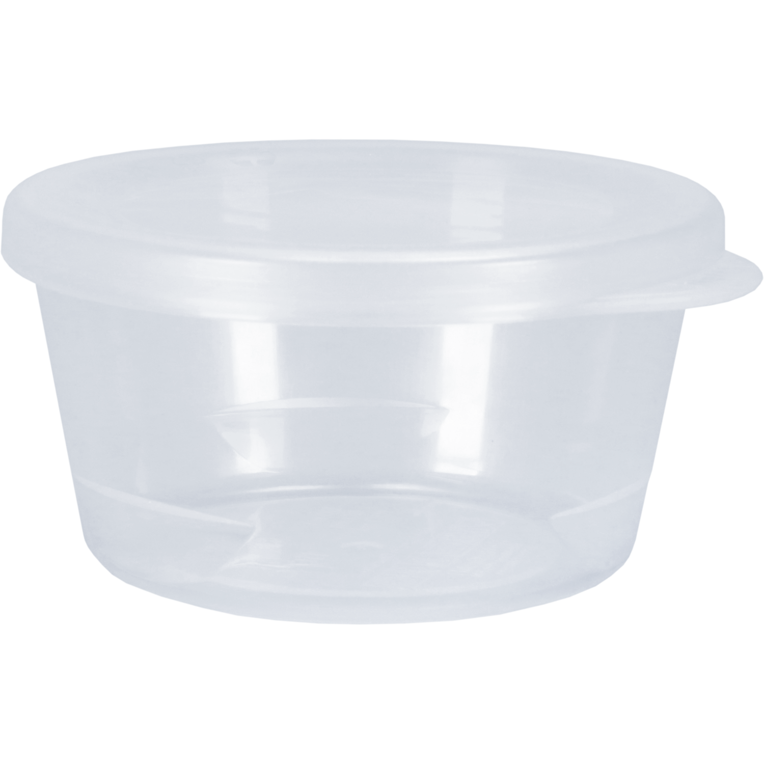 Cup, sauscup, met deksel, reusable, Ø 75mm, 42mm, pP, transparant 1