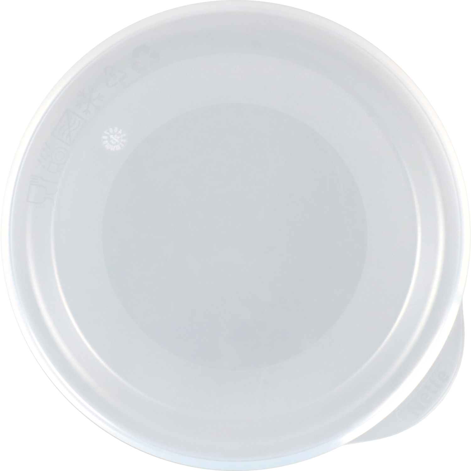 Circ Deksel, PP, rond, reusable, zonder gat, Ø90mm, transparant 2