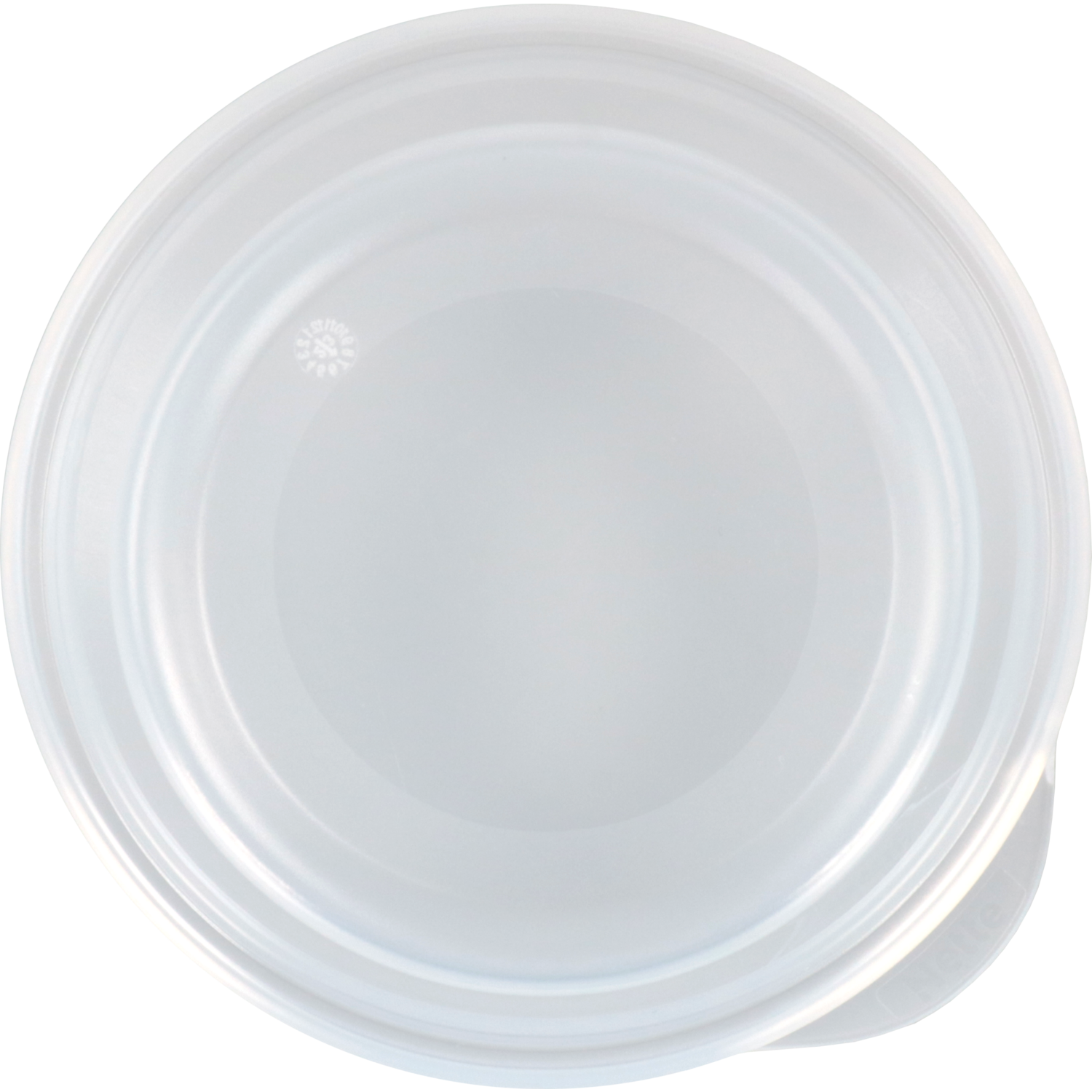 Circ Deksel, PP, dome, reusable, zonder gat, Ø90mm, transparant 2