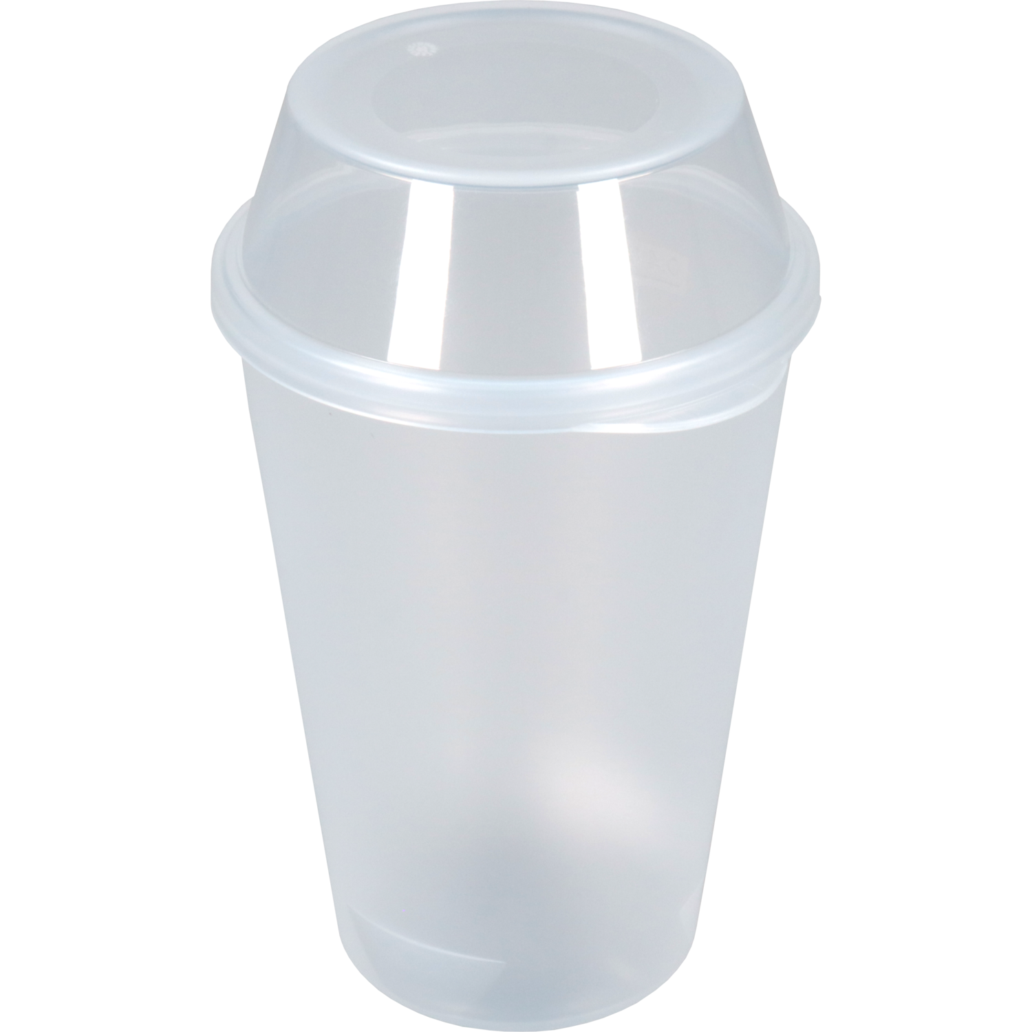 Circ Deksel, PP, dome, reusable, zonder gat, Ø90mm, transparant 3