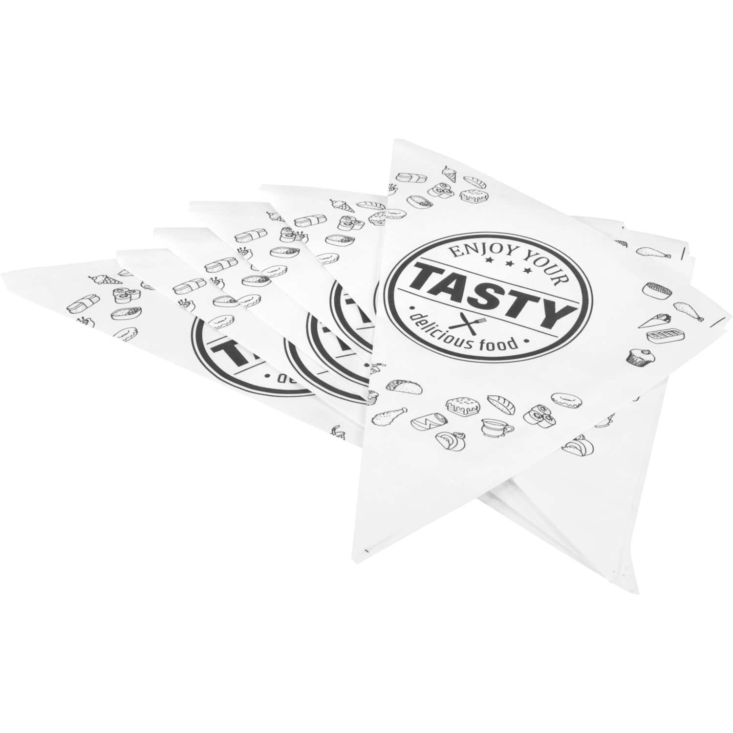 Puntzak, K21, TASTY, Ersatzpapier, wit/zwart 4