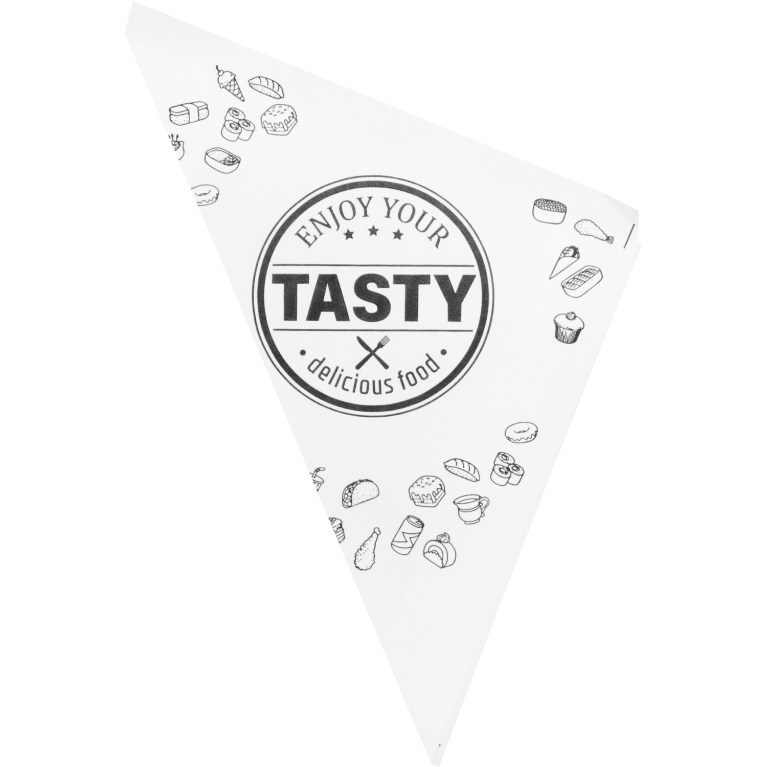 Puntzak, K21, TASTY, Ersatzpapier, wit/zwart 1
