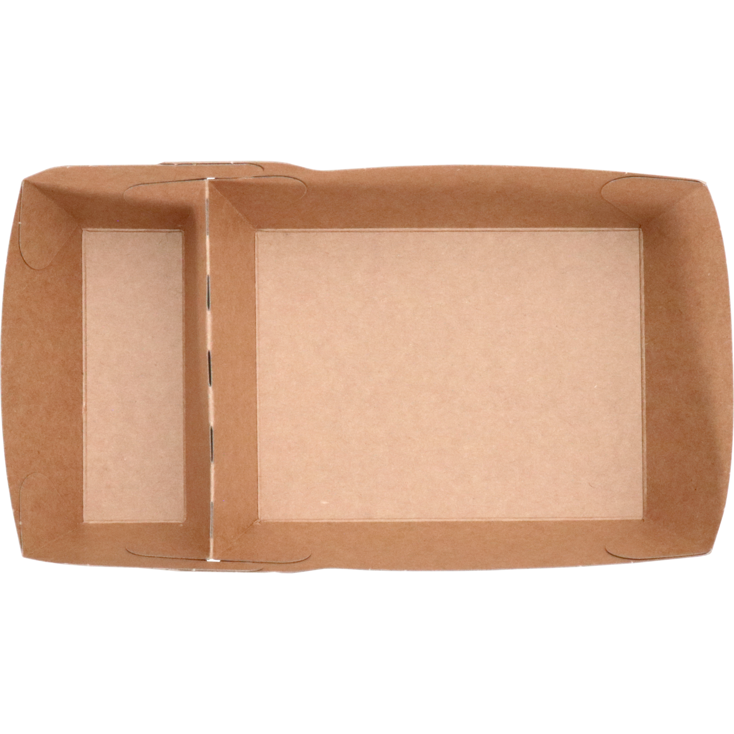 Bak, Karton, A14+1/A20, snackbak, 145x85x35mm, bruin 2