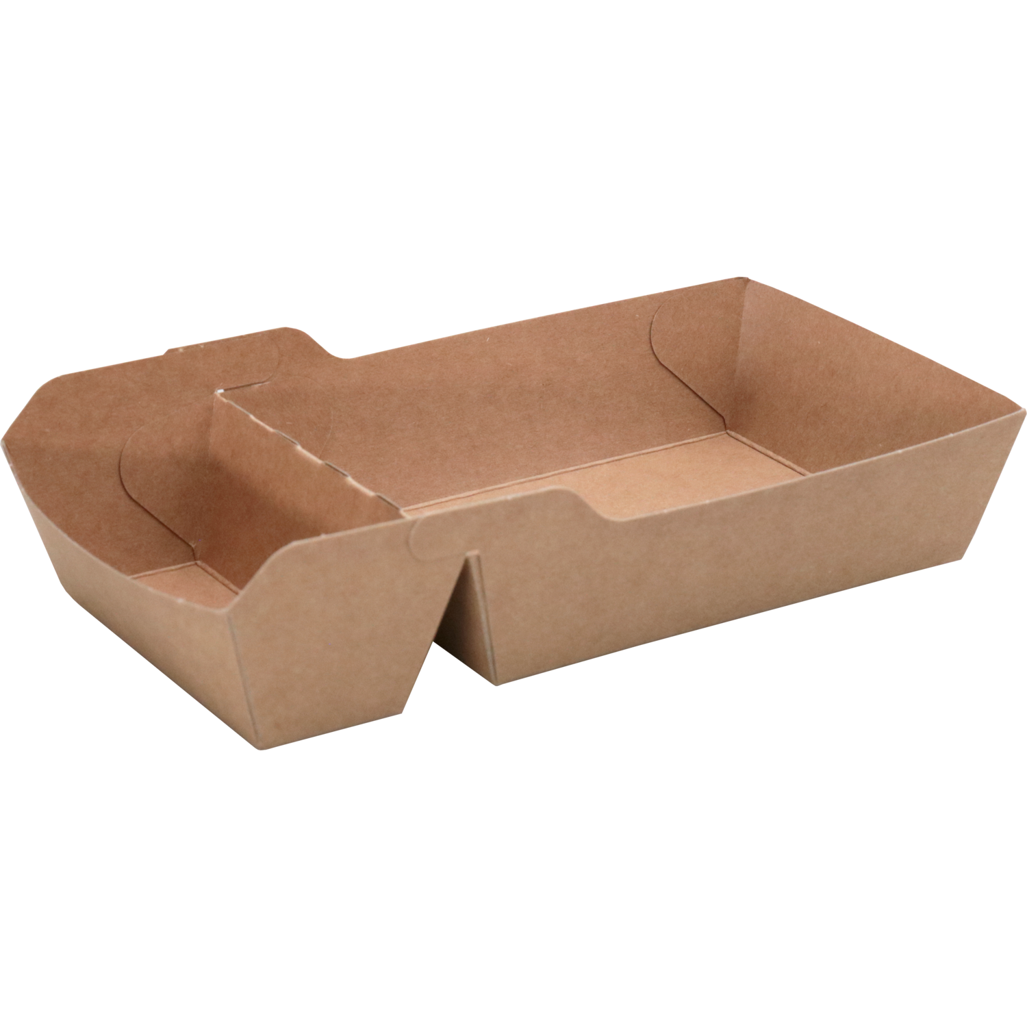 Bak, Karton, A14+1/A20, snackbak, 145x85x35mm, bruin 1