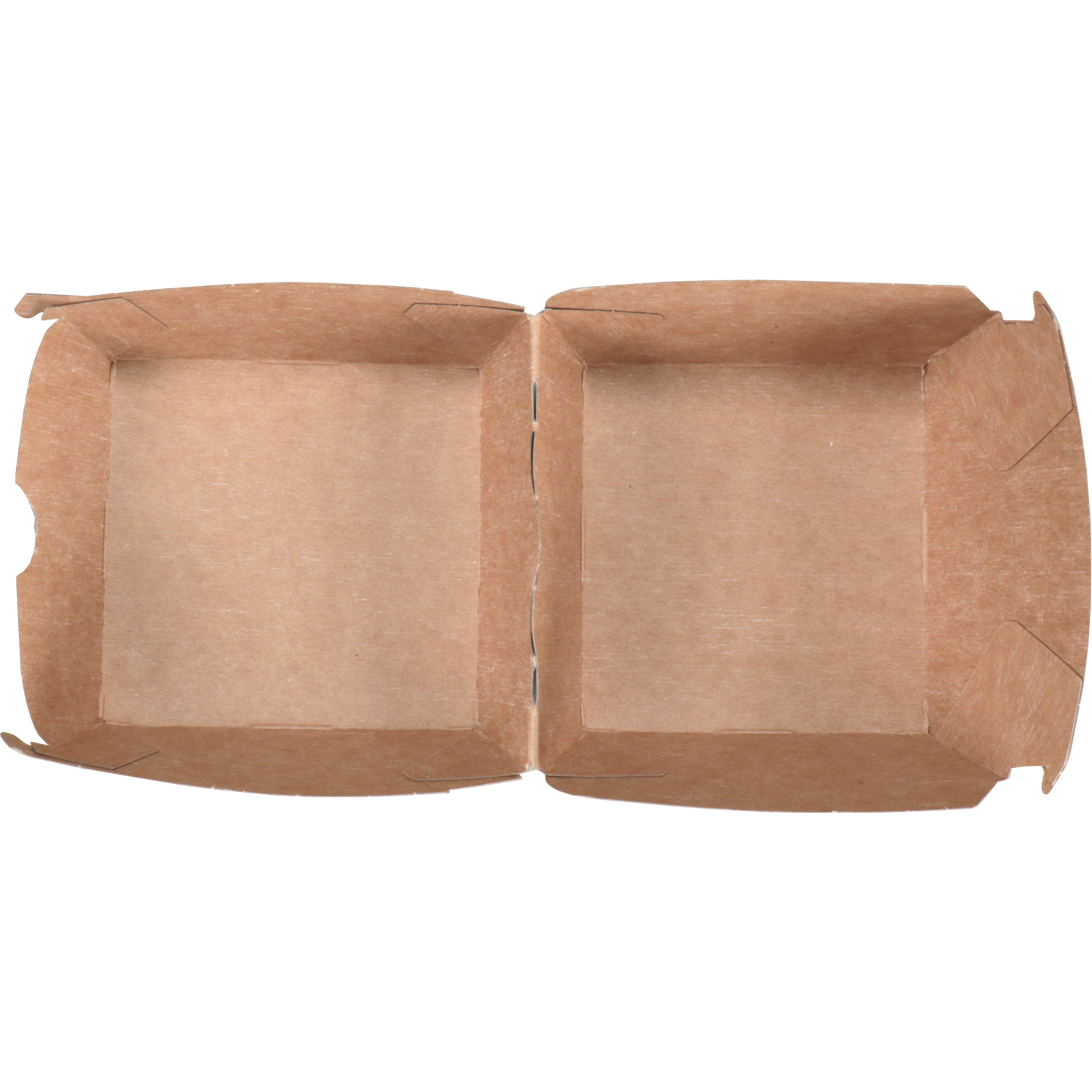 Bak, Karton, hamburgerbox, 90x90x70mm, bruin 3