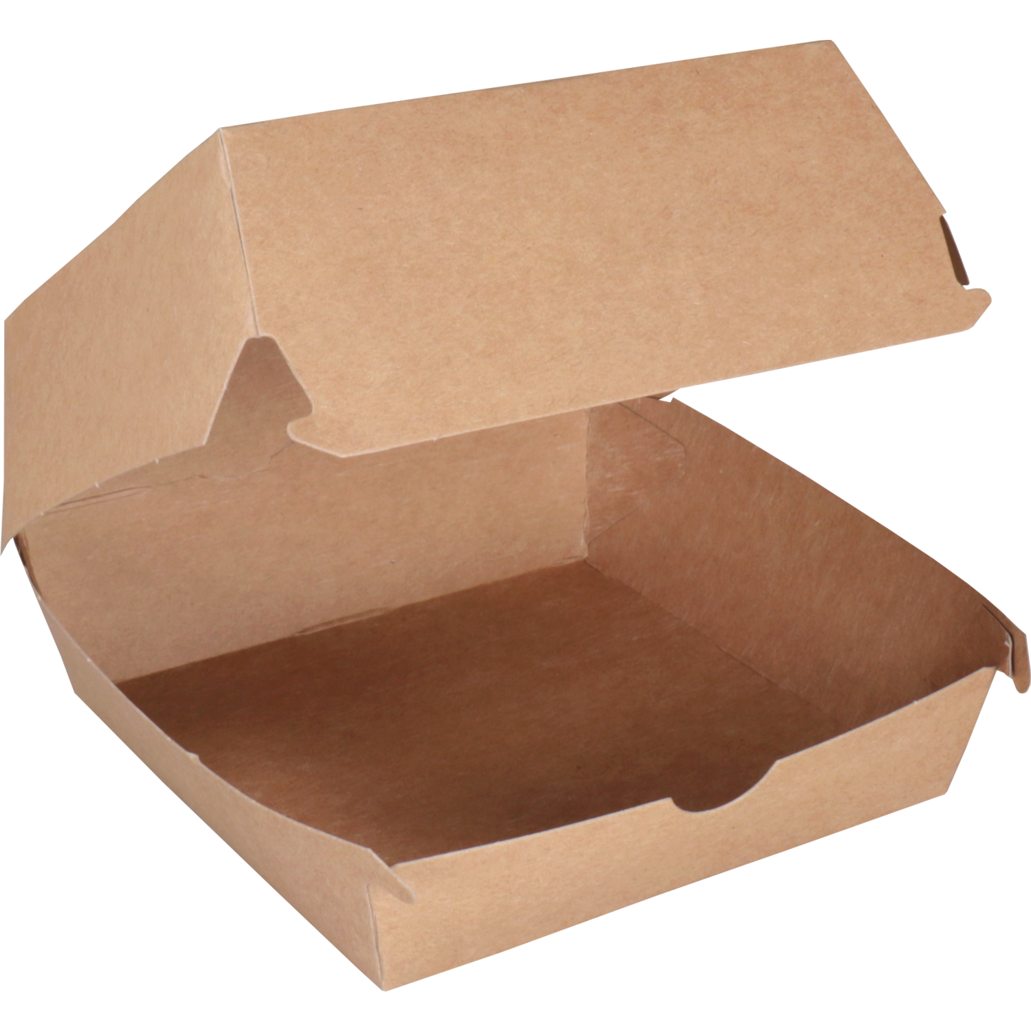 Bak, Karton, hamburgerbox, 115x115x70mm, bruin 2